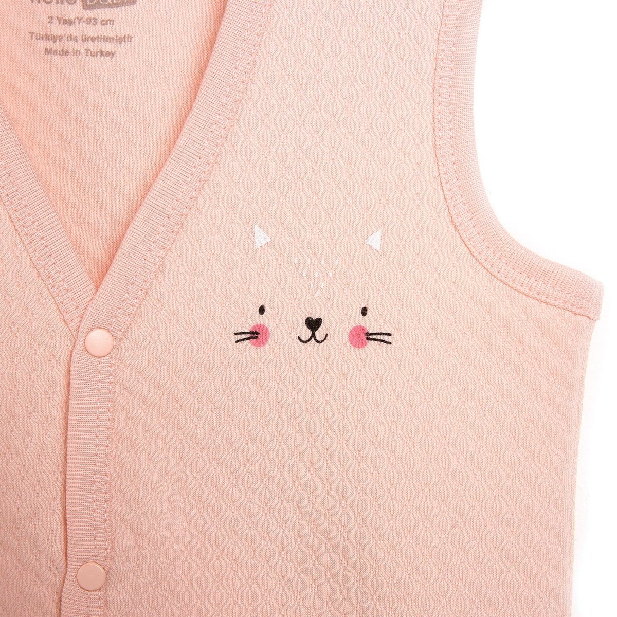 HelloBaby Basic Baby Girl Quilted Vest - Light Pink - ebebek - Black Friday