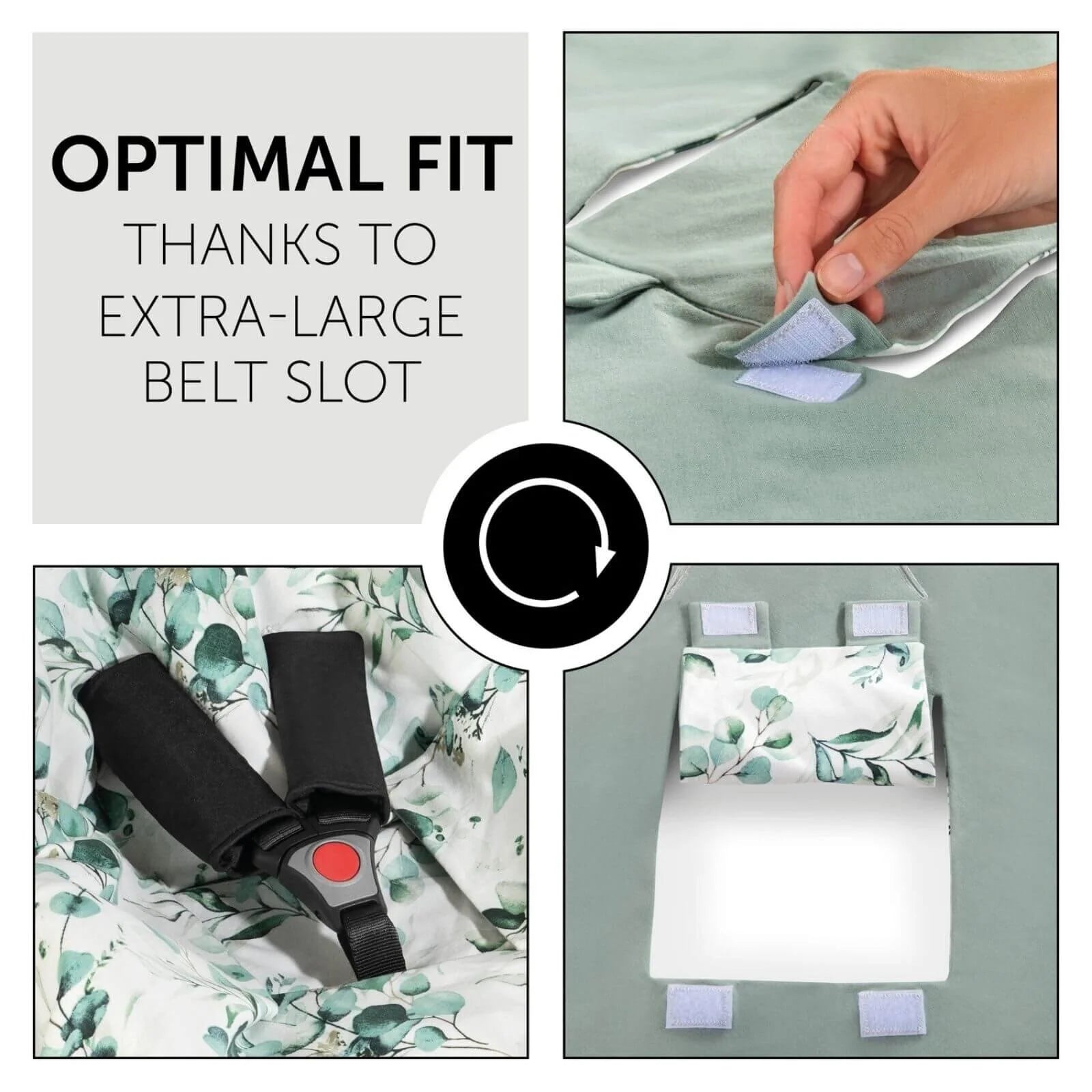 Hauck Snuggle N Dream Blanket - Leaves Mint - ebebek - Black Friday