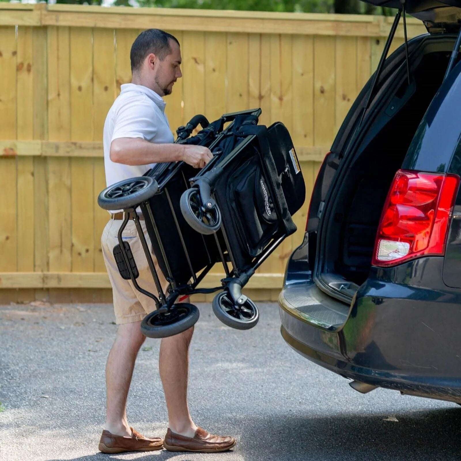 Wonderfold W2 Original Stroller Wagon - Jet Black - ebebek - Black Friday