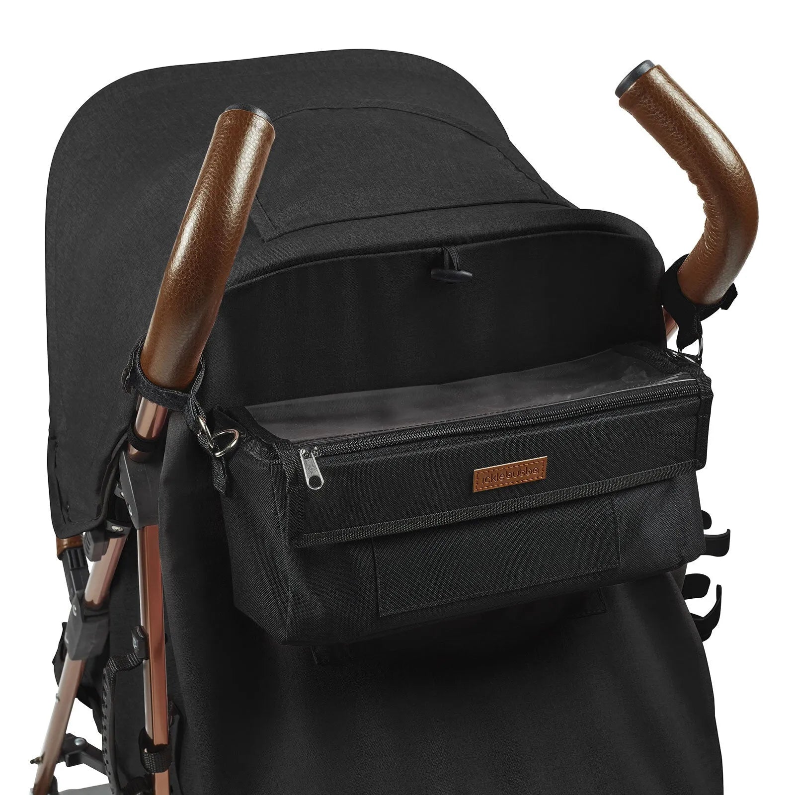 Ickle Bubba Discovery Prime Stroller Black on Rose - ebebek - Black Friday