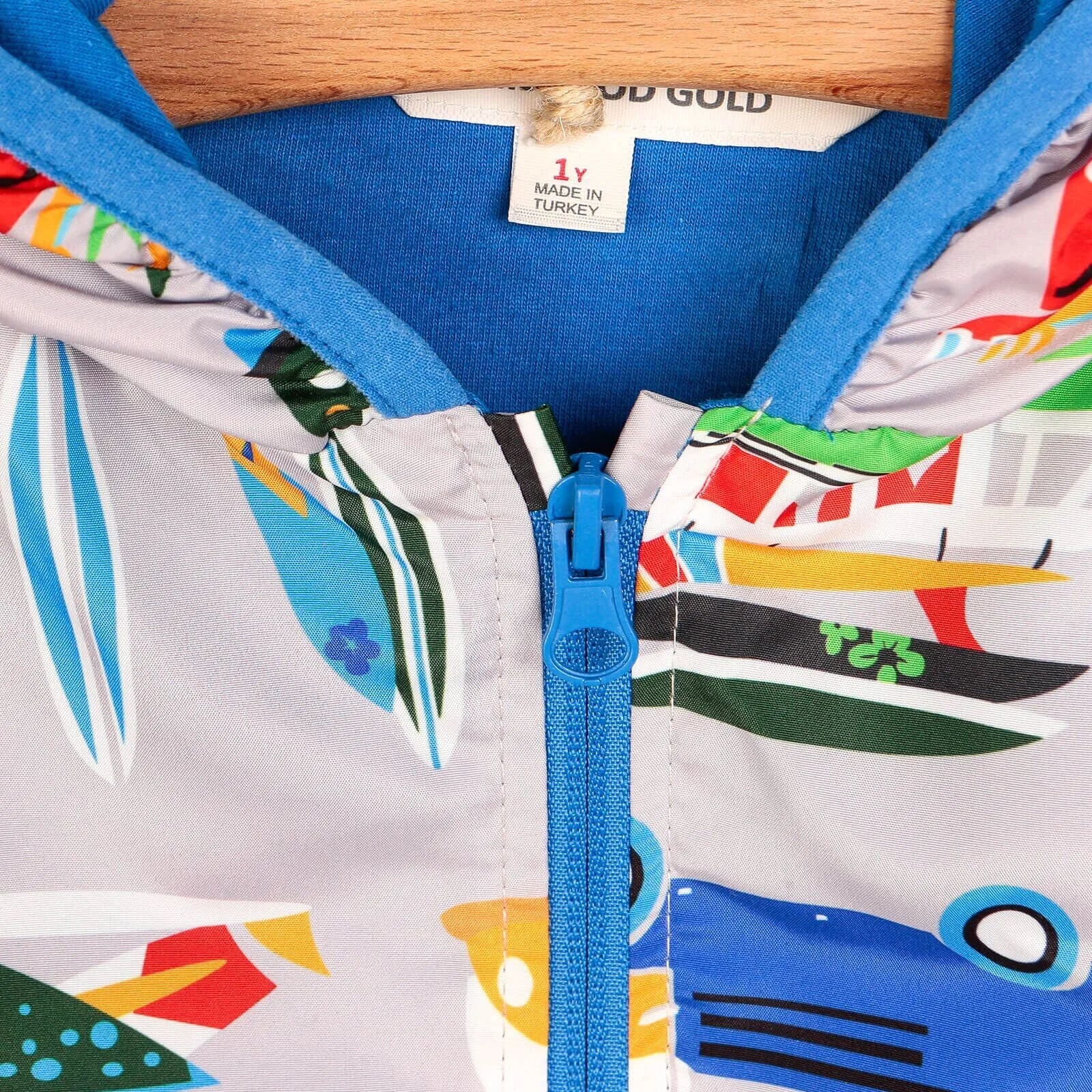 Midimod Basic Baby Boy Gray Repeat Print - Grey - ebebek - Black Friday