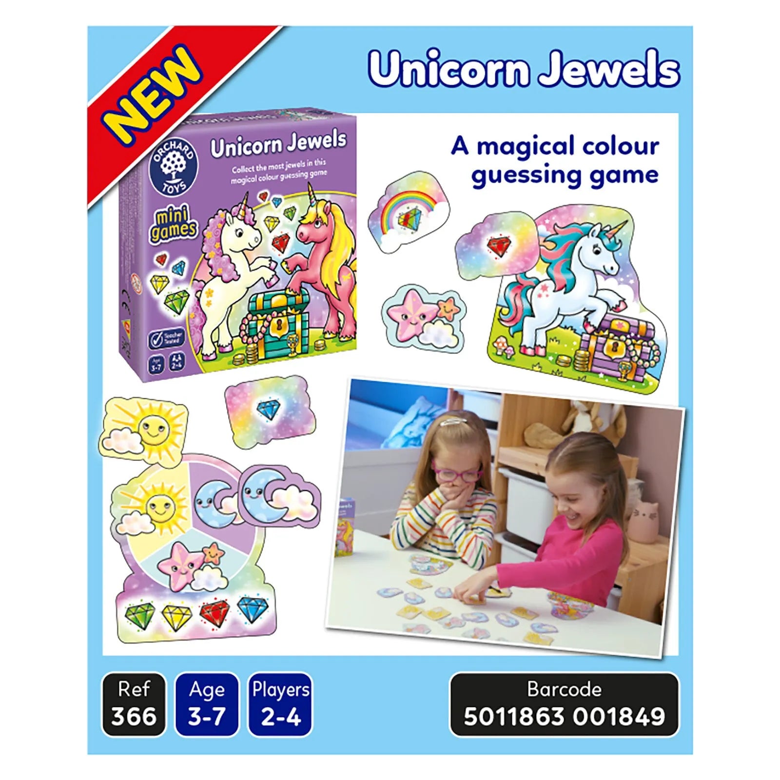 Orchard Toys Mini Games - Unicorn Jewels - ebebek - Black Friday