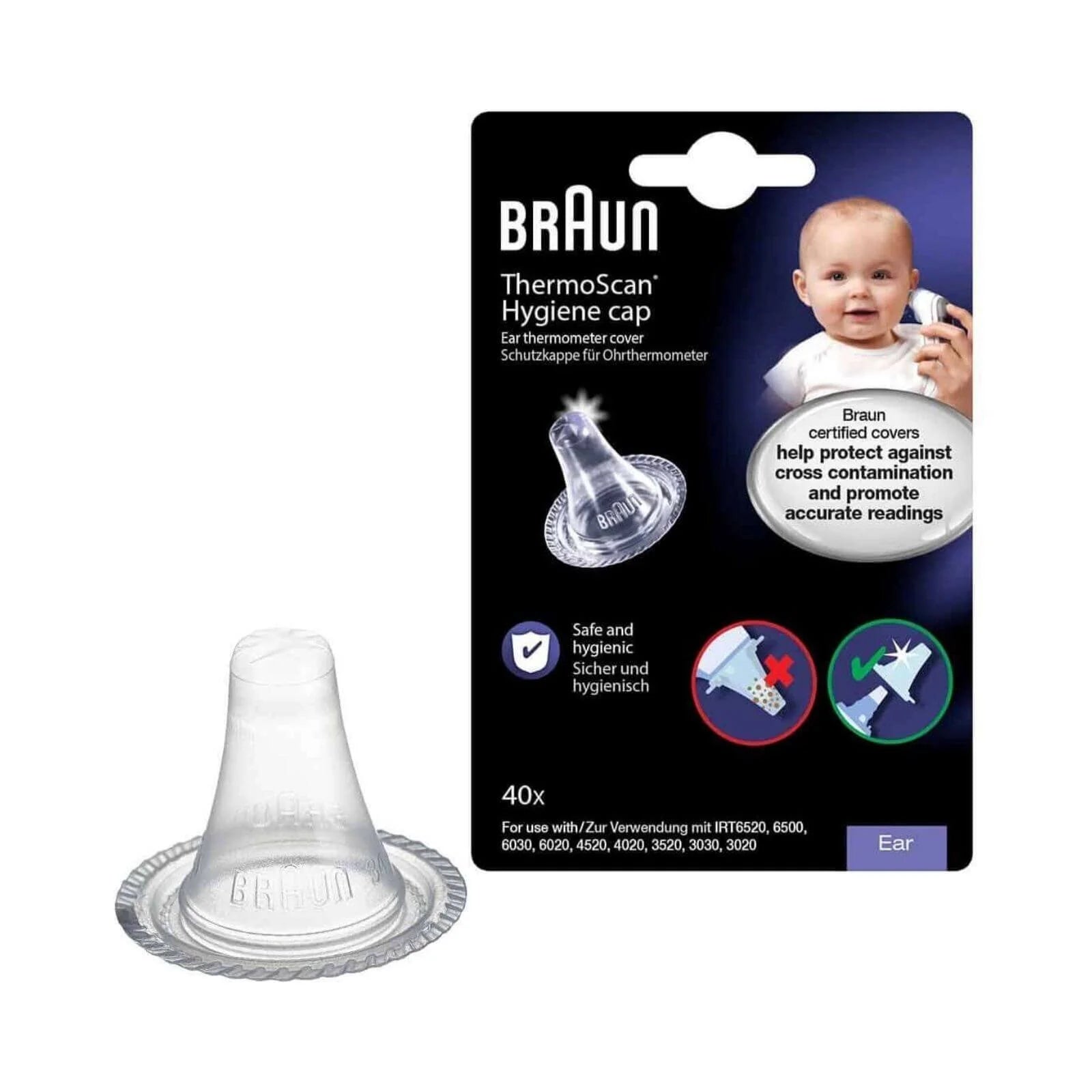 Braun LF40 Hygiene Caps for ThermoScan Ear Thermometer - ebebek - Black Friday