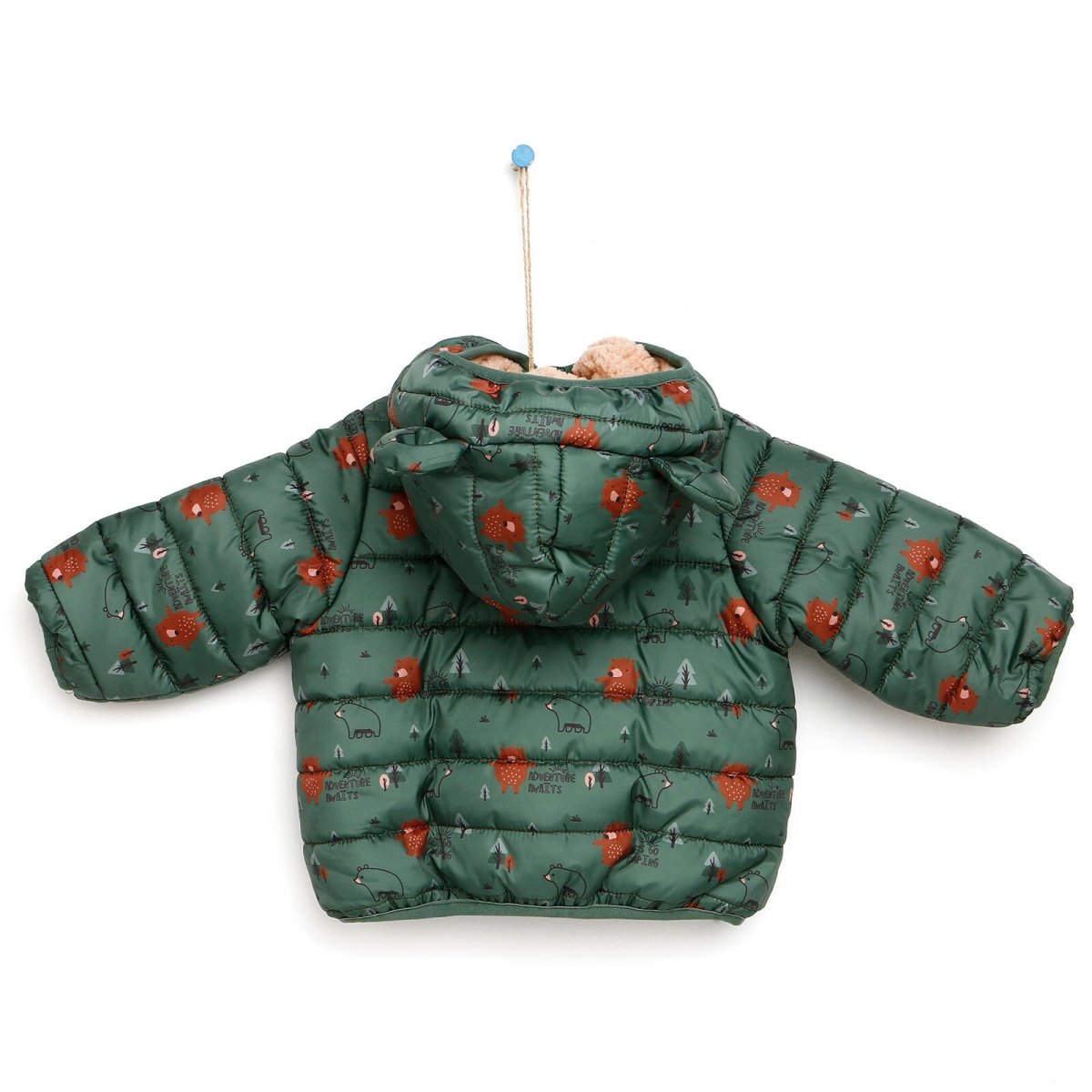 HelloBaby Boy Coat - Dark Green - ebebek - Black Friday