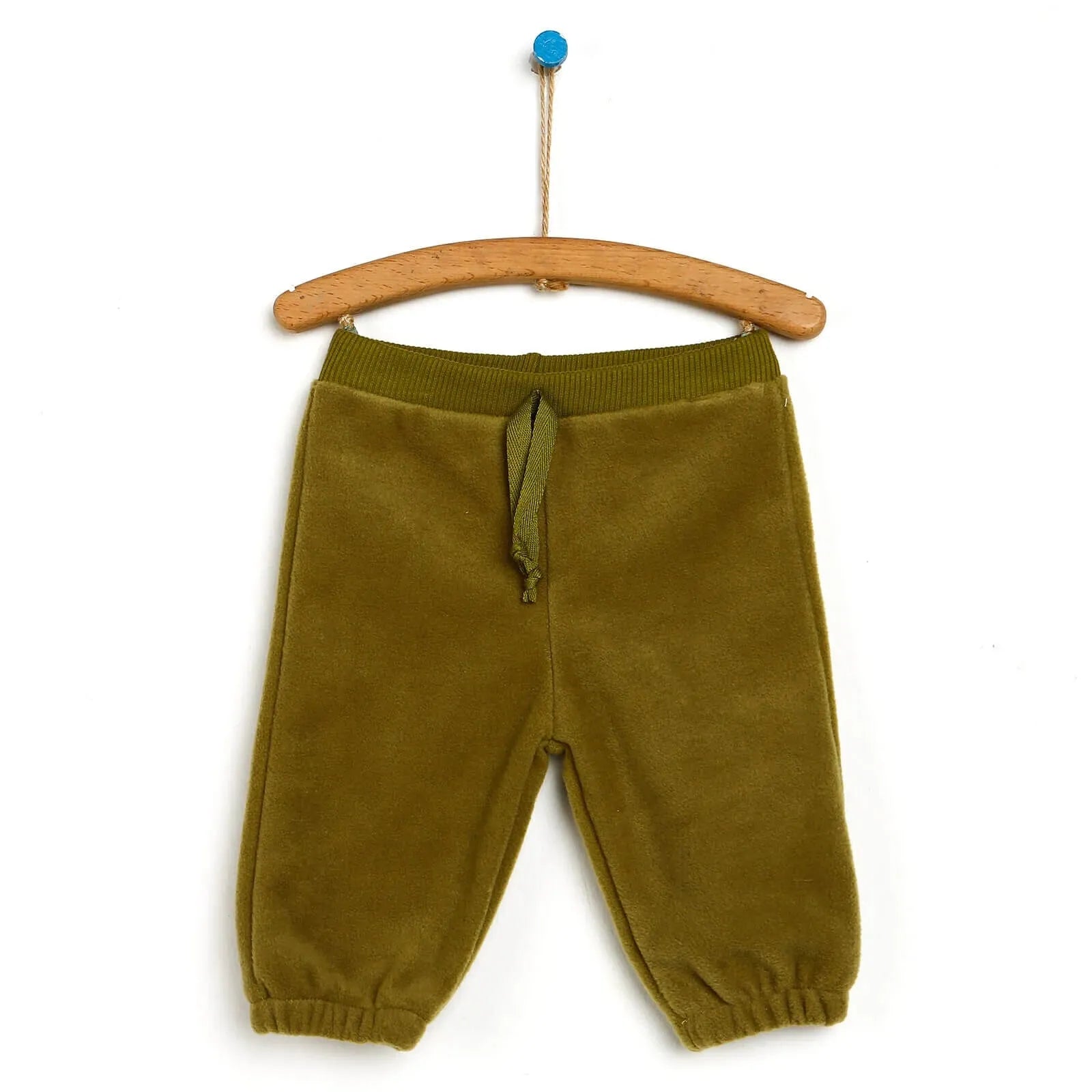 HelloBaby Basic Baby Boy Fleece Pants - Green - ebebek - Black Friday