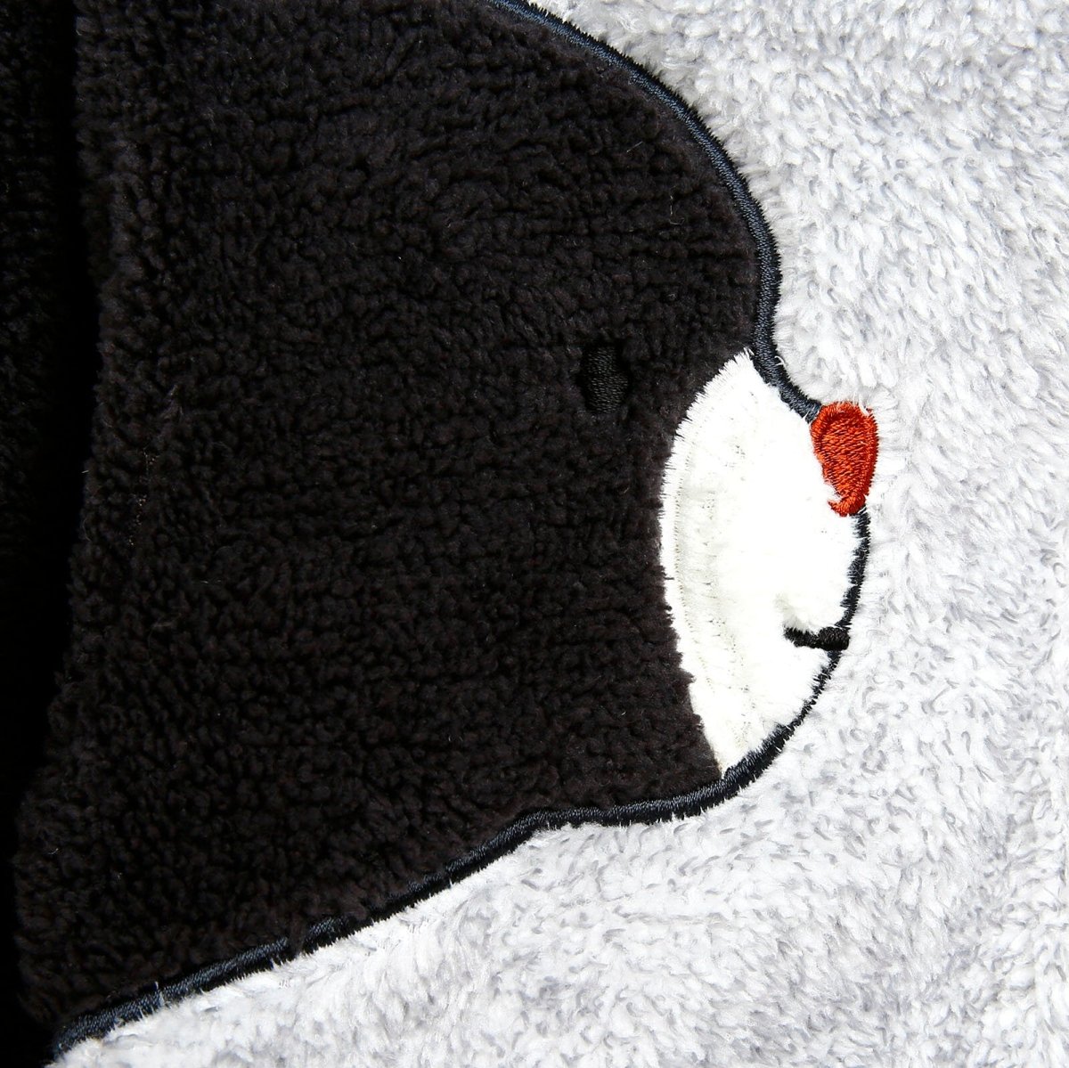 Midimod Newborn Cute Bears Welsoft Footed Jumpsuit - Grey - ebebek - Black Friday