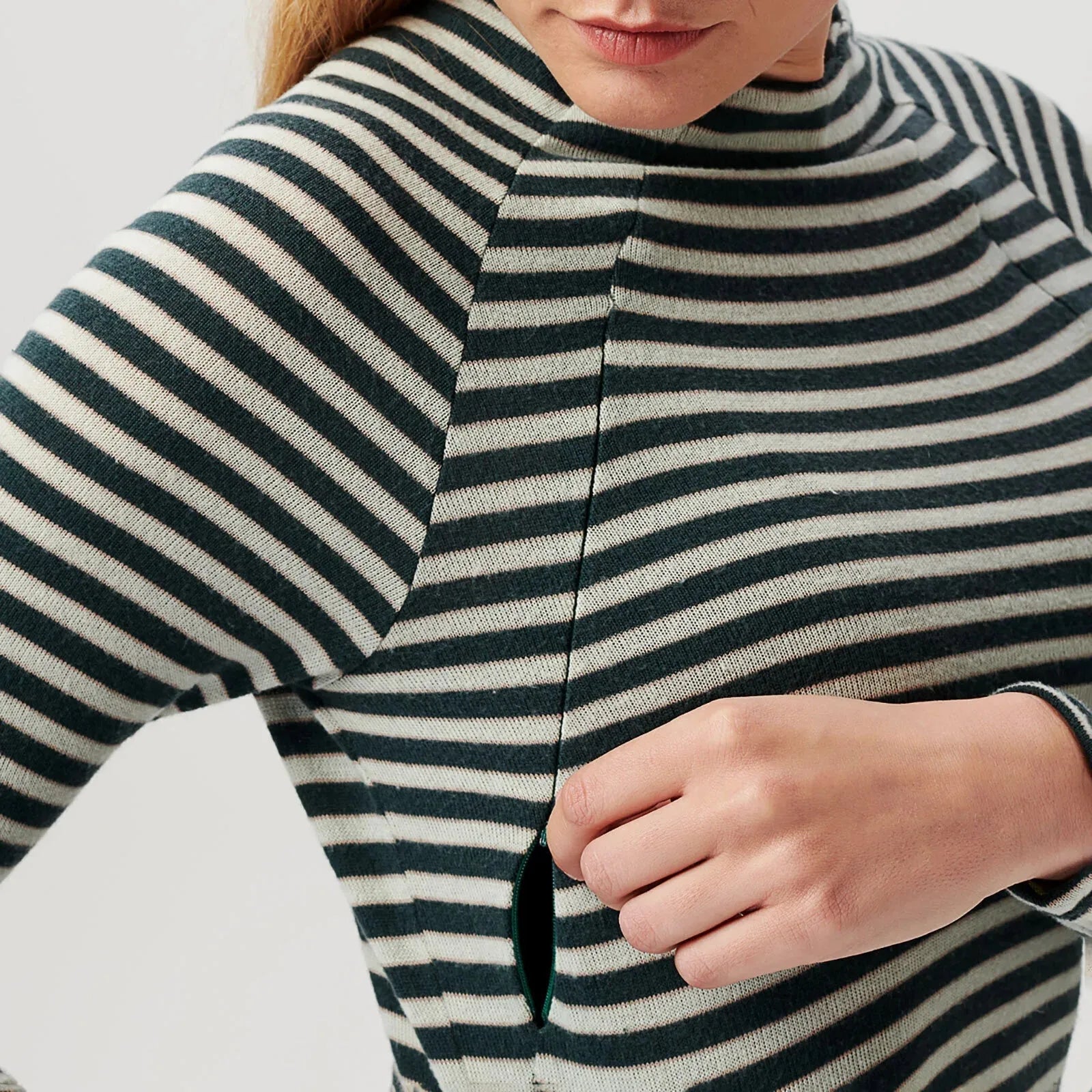 Noppies Top Pomeroy nursing long sleeve - Green Gables - ebebek - Black Friday