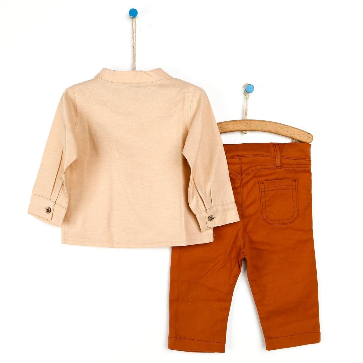 HelloBaby Shirt - Pants - Cardigan - Brown - ebebek - Black Friday