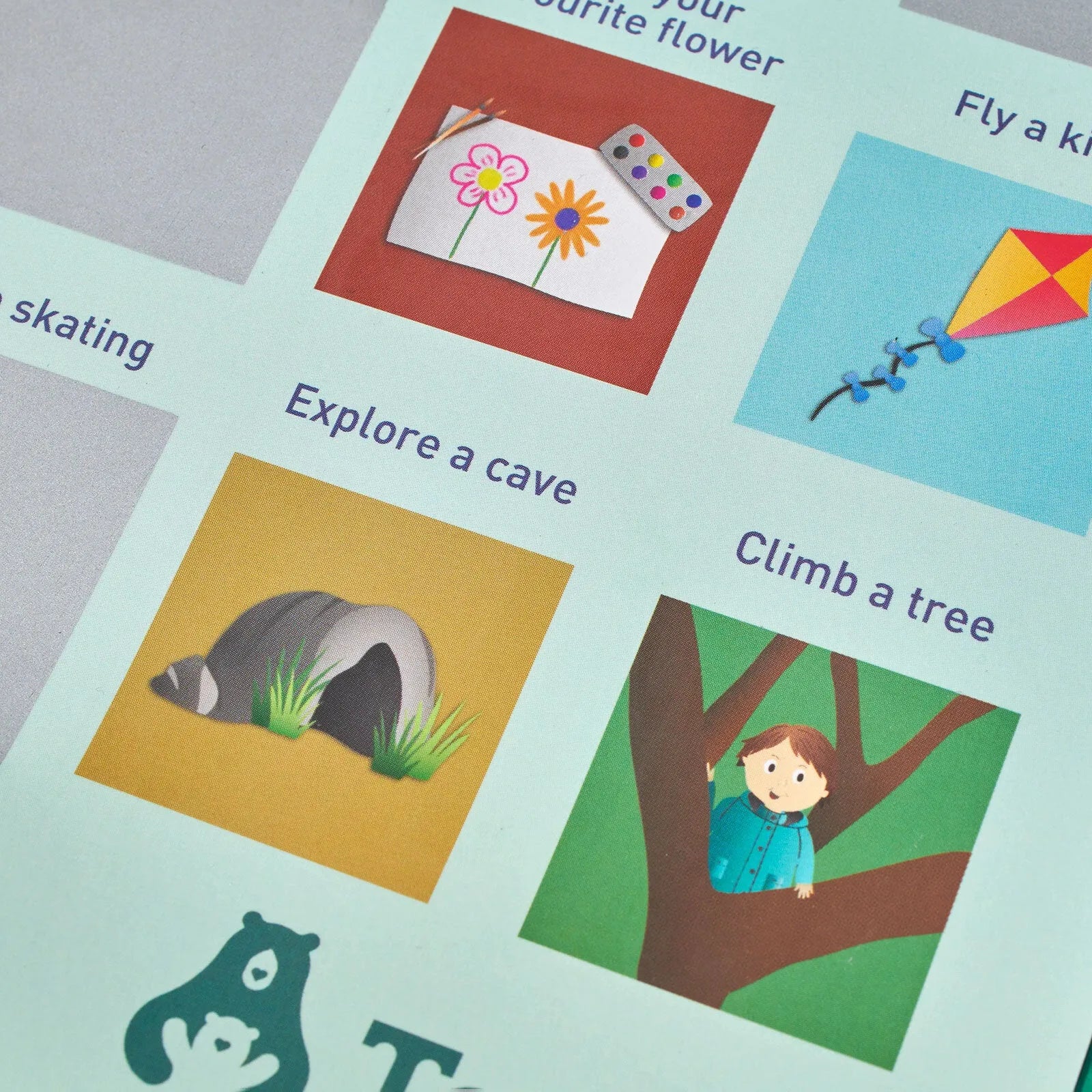 Toddle born Wild A2 100 Activity Bucket List Poster - ebebek - Black Friday