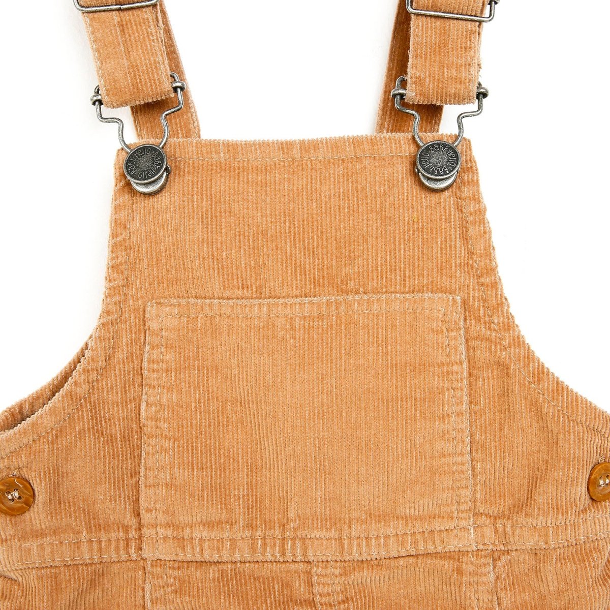 HelloBaby Basic Baby Boy Velvet Overalls - Brown - ebebek - Black Friday