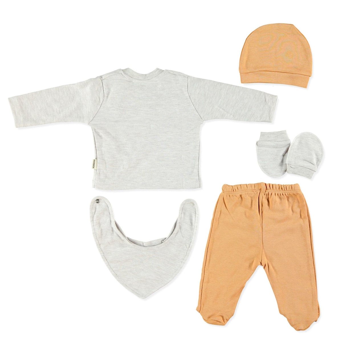 Bebbek Baby Boy 5 Pcs Newborn Gift Starter Set - Ginger - ebebek - Black Friday