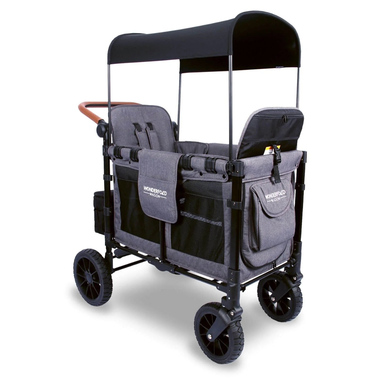 Wonderfold W2 Luxe Double Wagon - Charcoal Grey - ebebek - Black Friday
