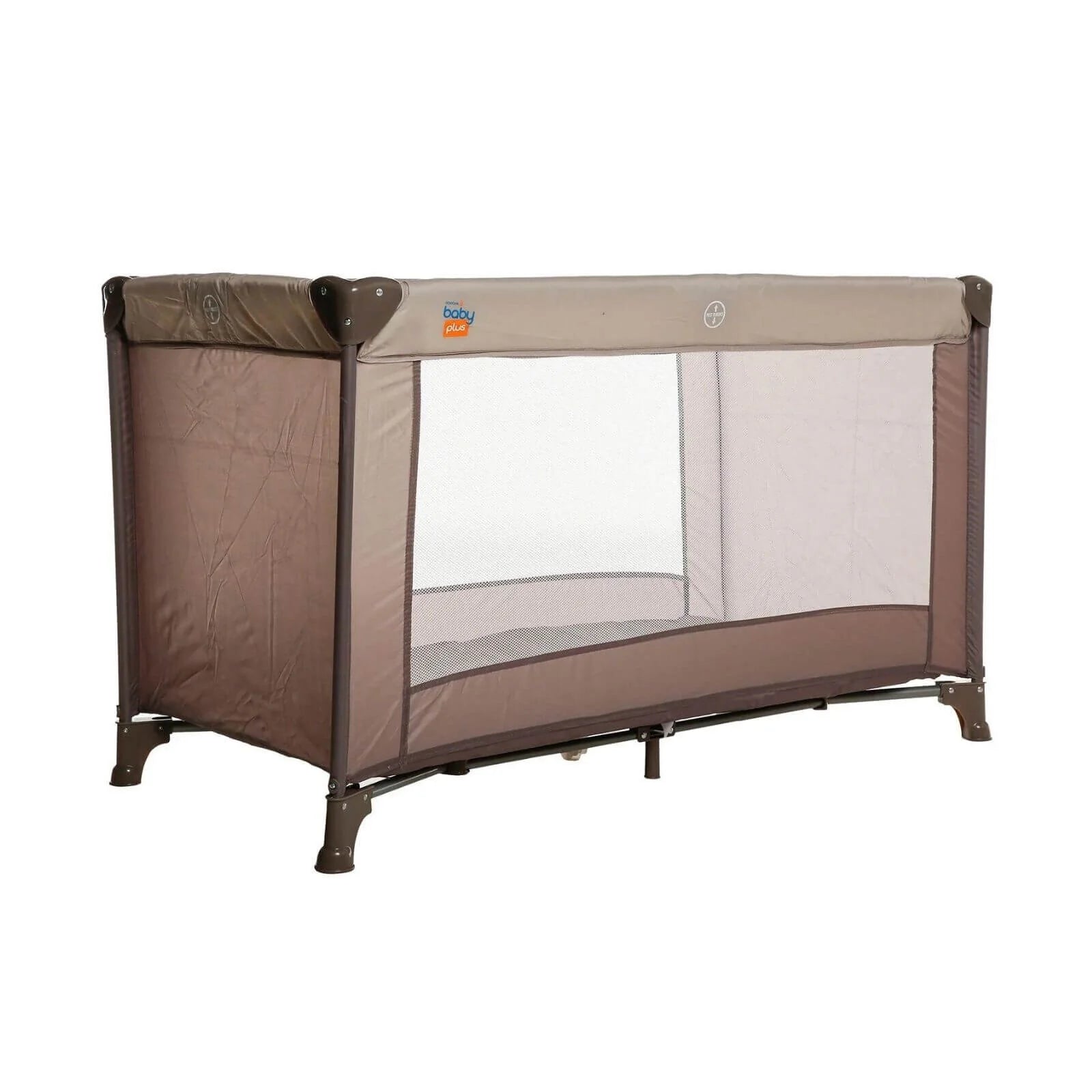 baby plus Eco Travel Cot - Khaki - ebebek - Black Friday