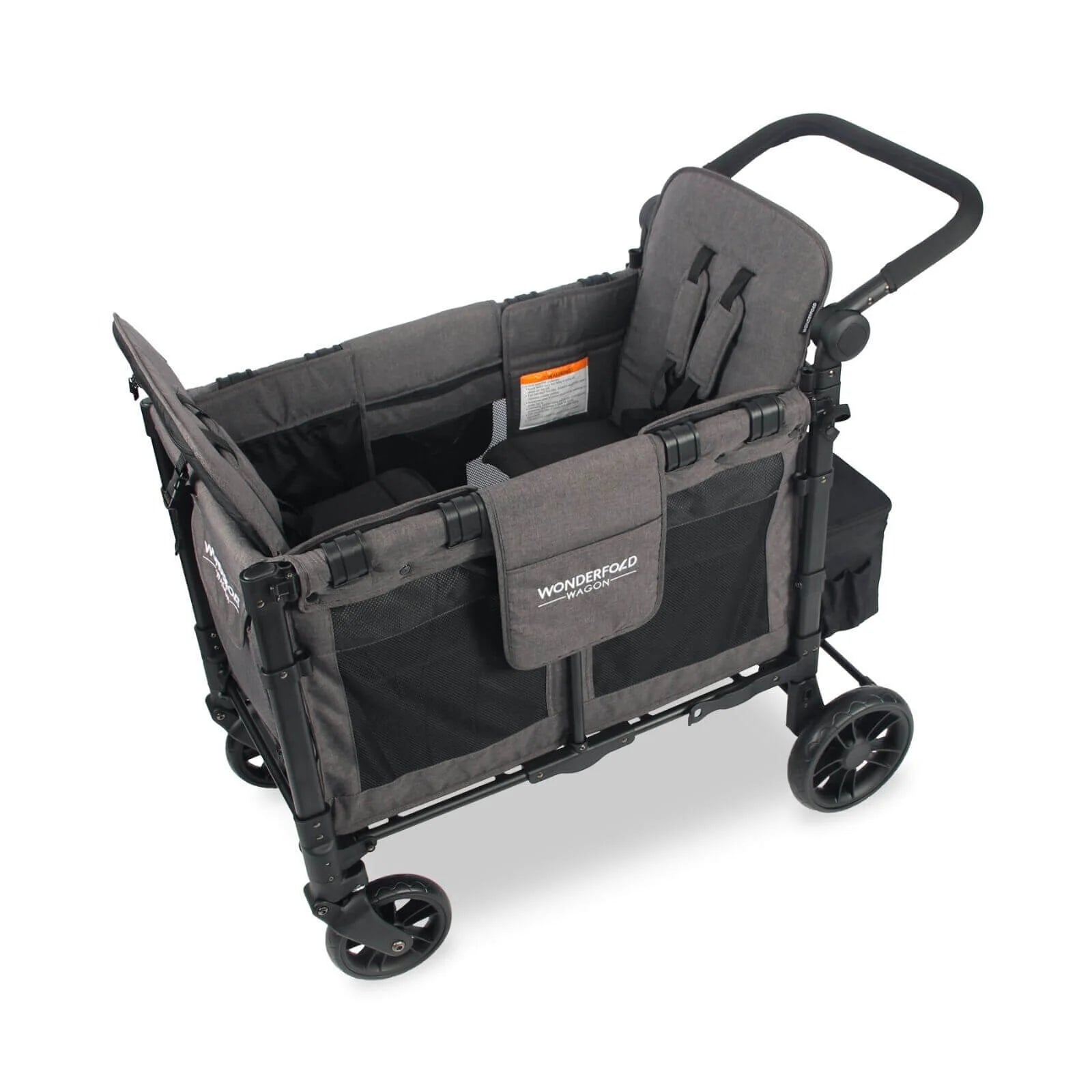 Wonderfold W2 Elite Double Stroller Wagon - Charcoal Grey - ebebek - Black Friday