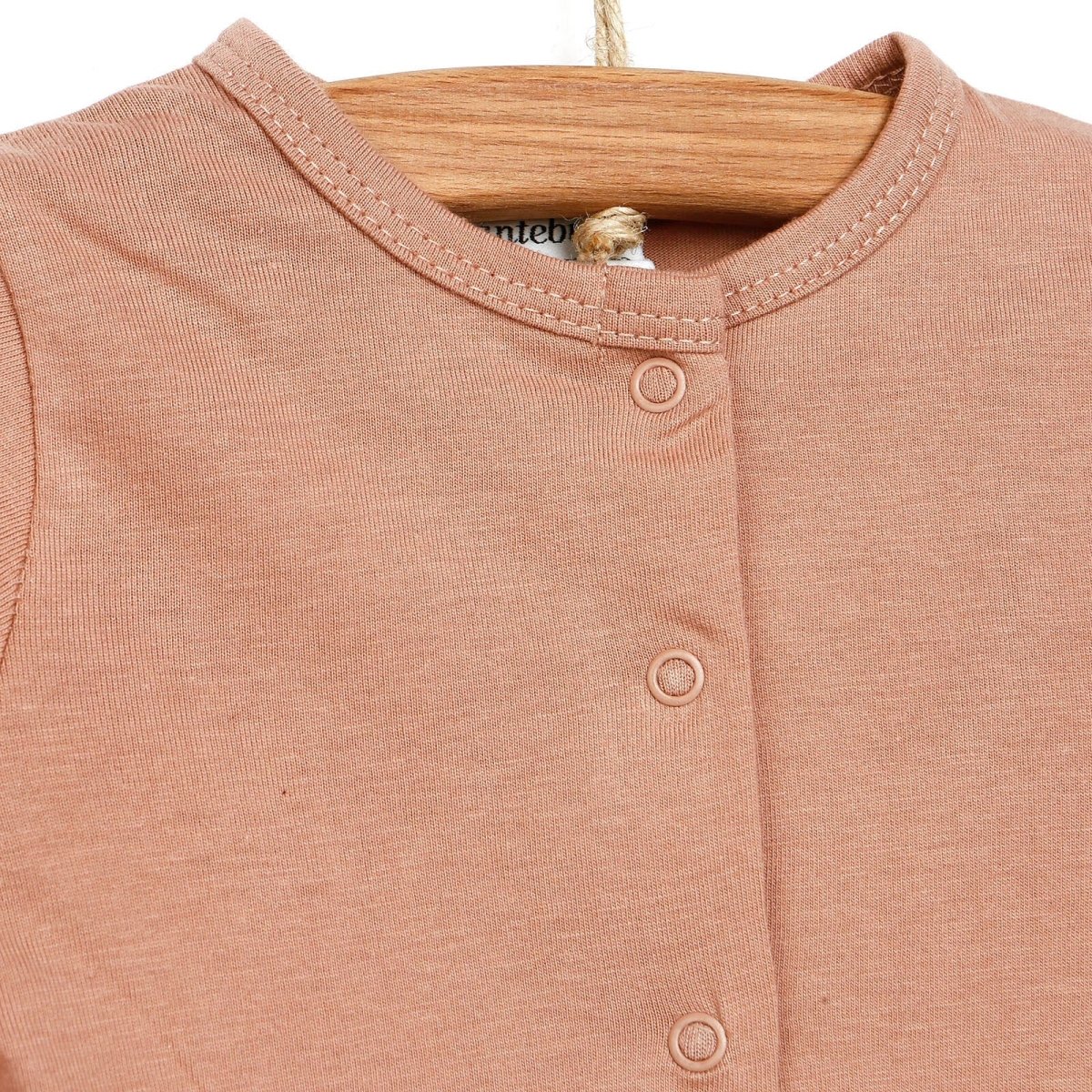 Antebies Newborn Cheetah Organic Footed - Light Rose - ebebek - Black Friday