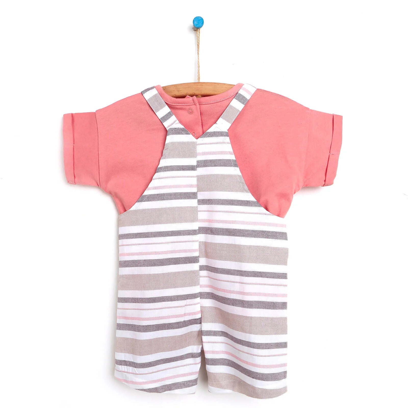 Cassiope Soil Short Dungaree - T-shirt - Orange - ebebek - Black Friday