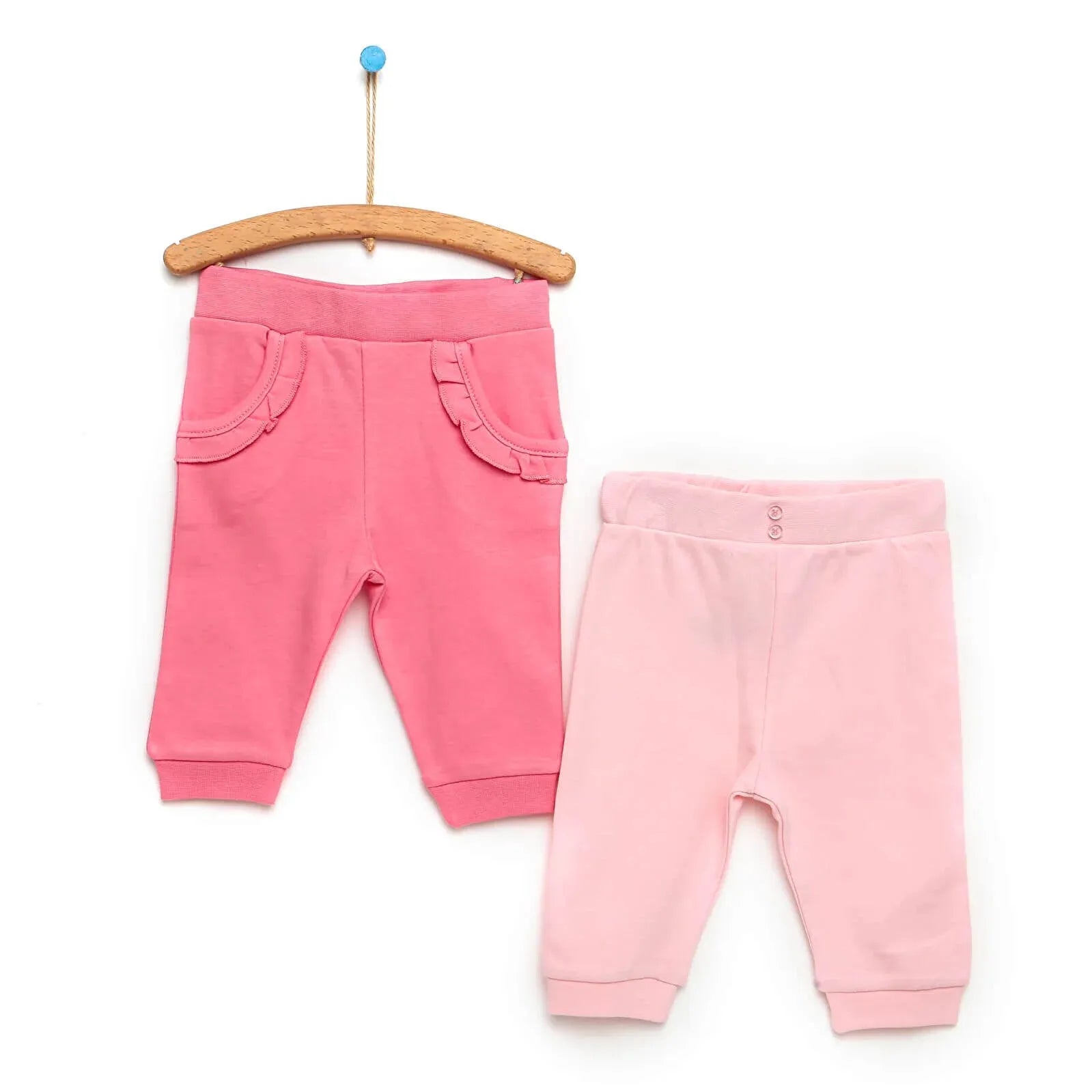 HelloBaby Baic Baby Girl Trousers 2 Pack - Pink - ebebek - Black Friday