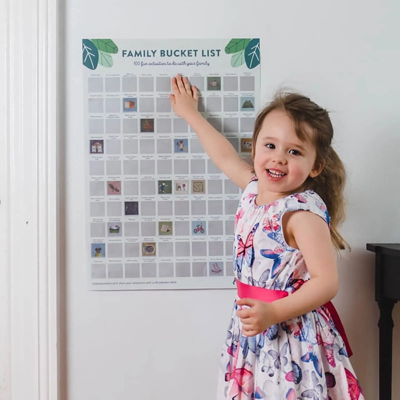 Toddle born Wild A3 100 Activity Bucket List Poster - ebebek - Black Friday
