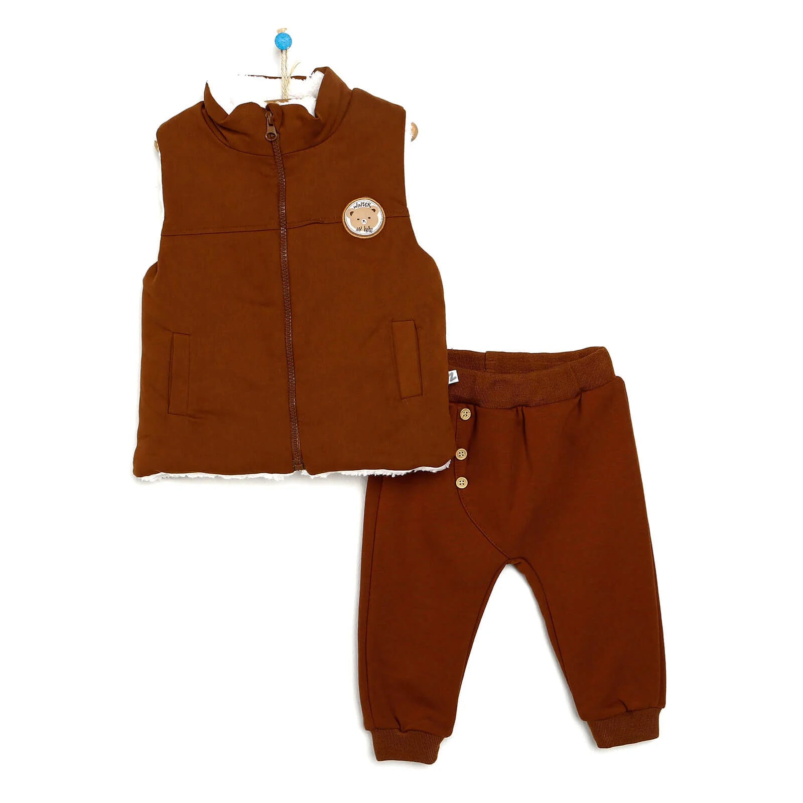 BabyZ Sweatshirt - Vest - Bottom - Brown - ebebek - Black Friday