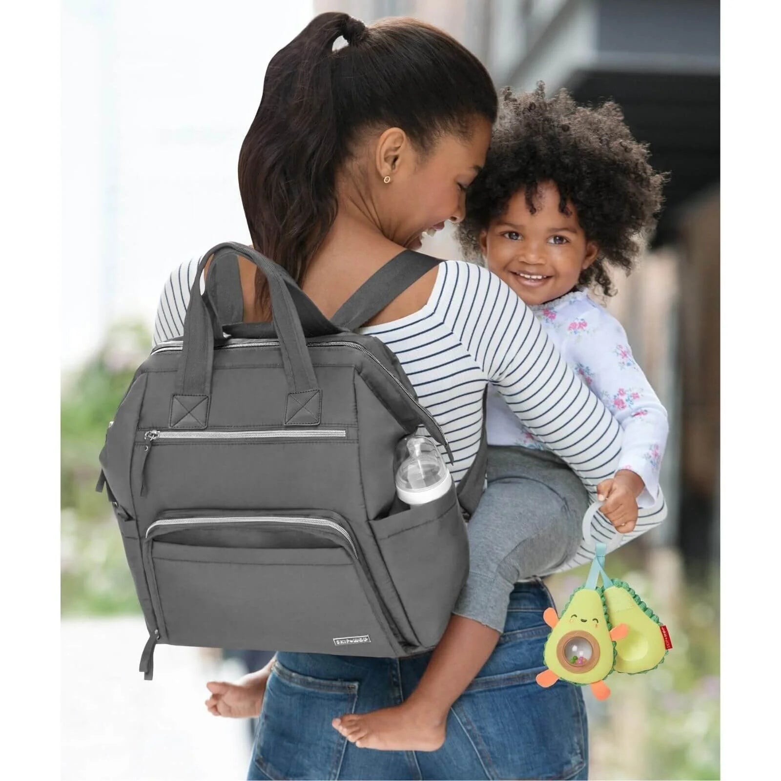 Skip Hop Mainframe Backpack Nappy Bag - Charcoal - ebebek - Black Friday