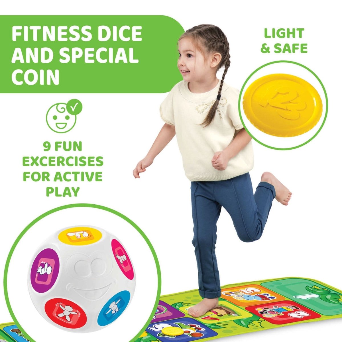 Chicco Jump & Fit Playmat Hopscotch - ebebek - Black Friday