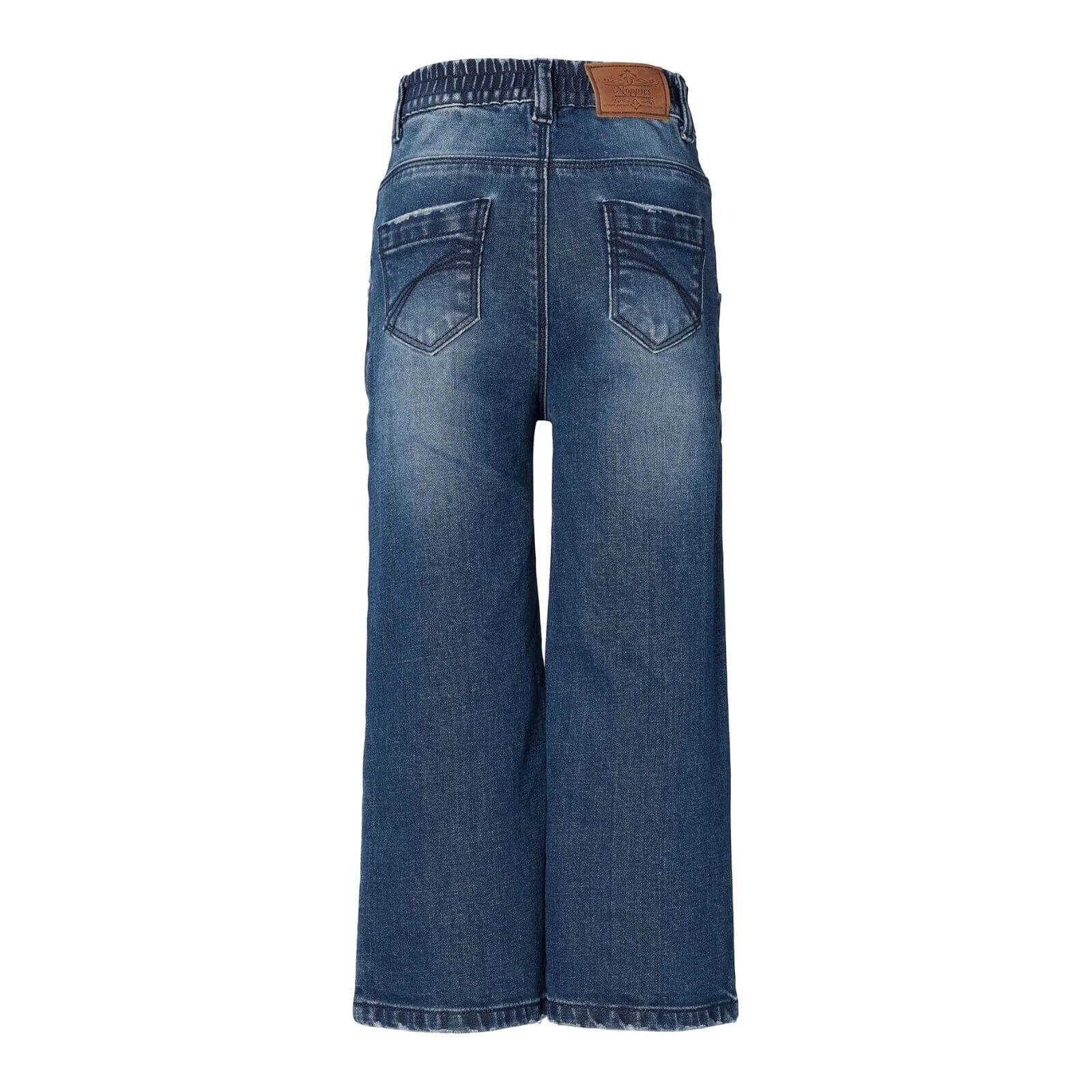 Noppies Girls Denim Pants Wide Leg Fit Kik - Dark Blue - ebebek - Black Friday