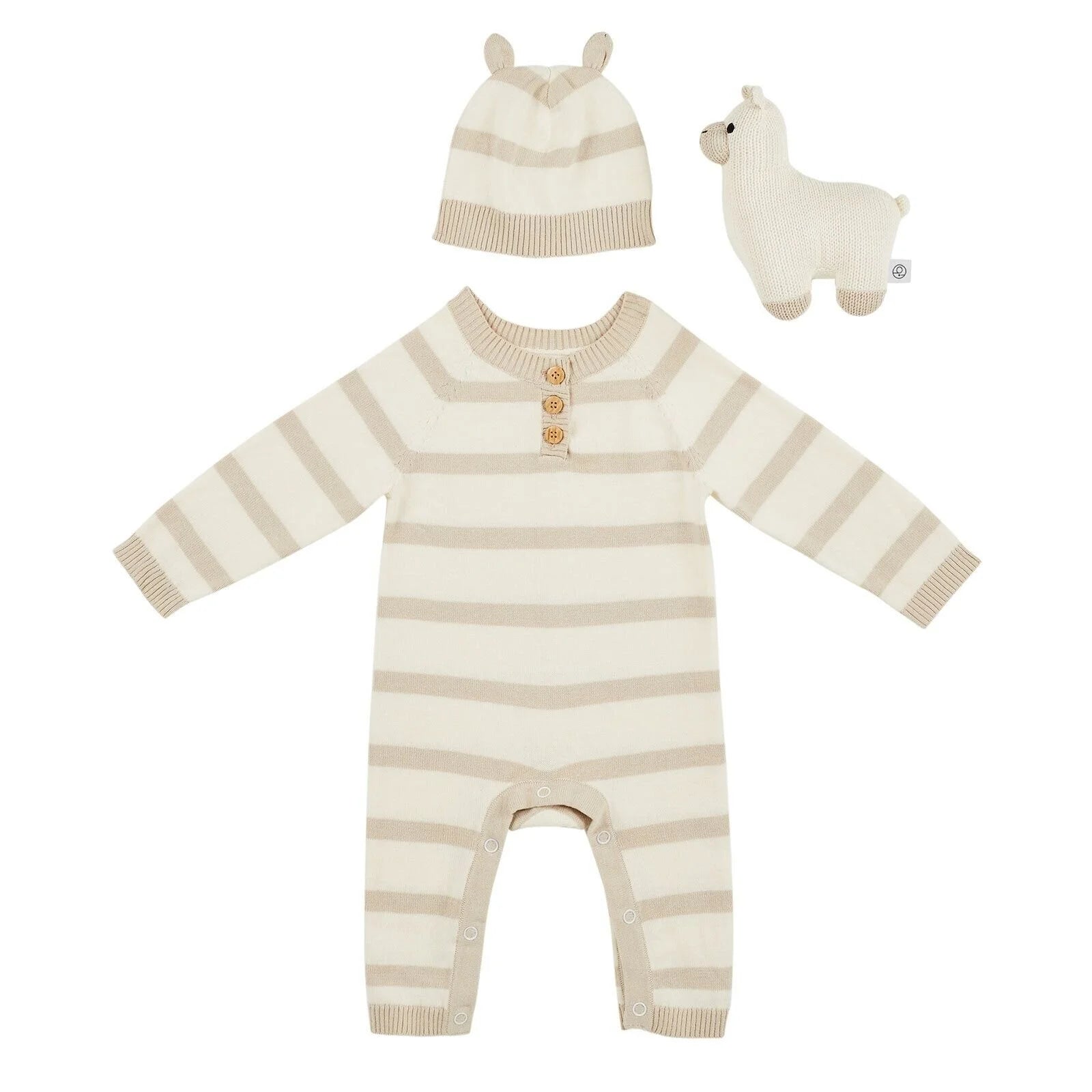 Ickle Bubba Knitted Romper Gift Set 3 pcs - ebebek - Black Friday