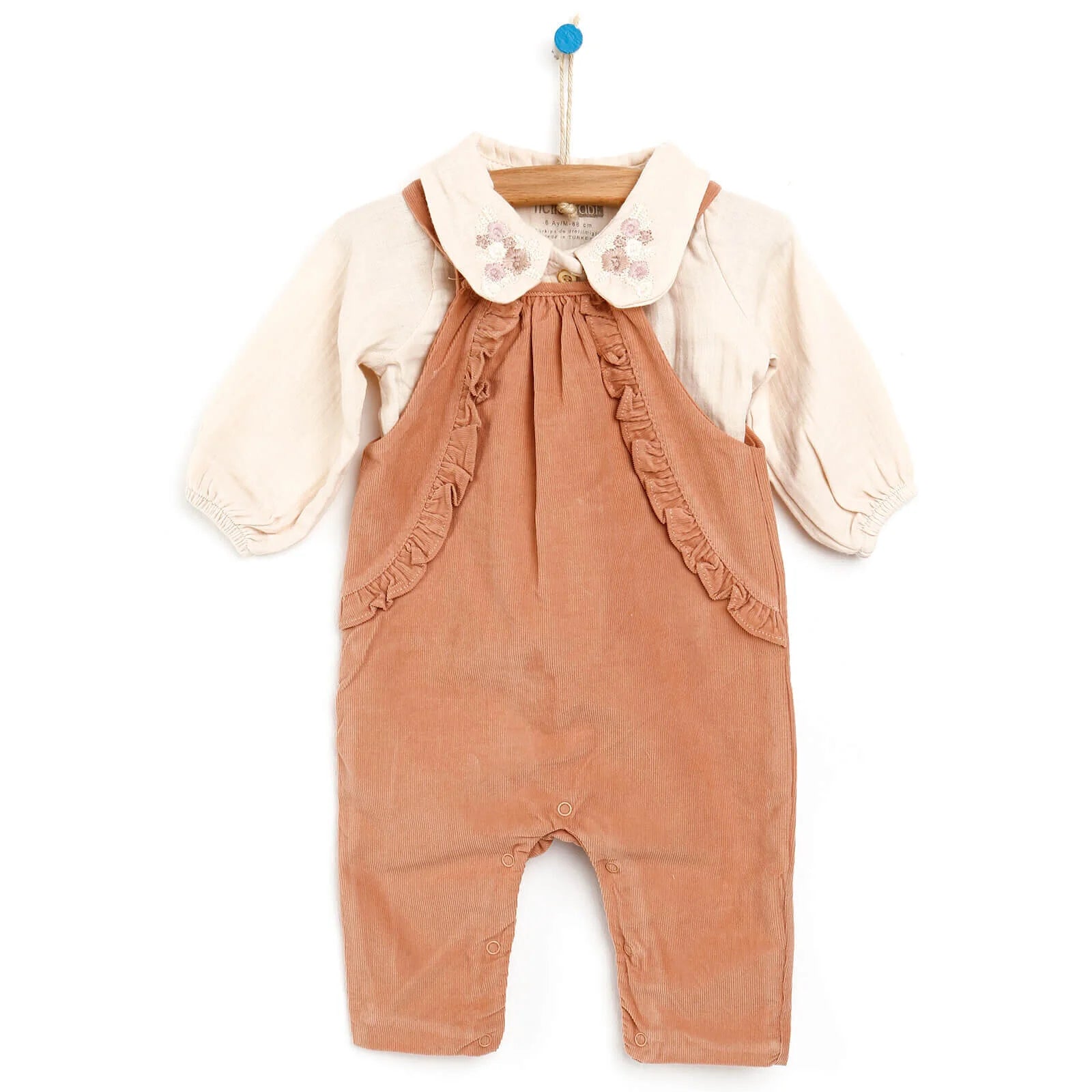 HelloBaby Overall Shorts - Sweatshirt - Mink - ebebek - Black Friday