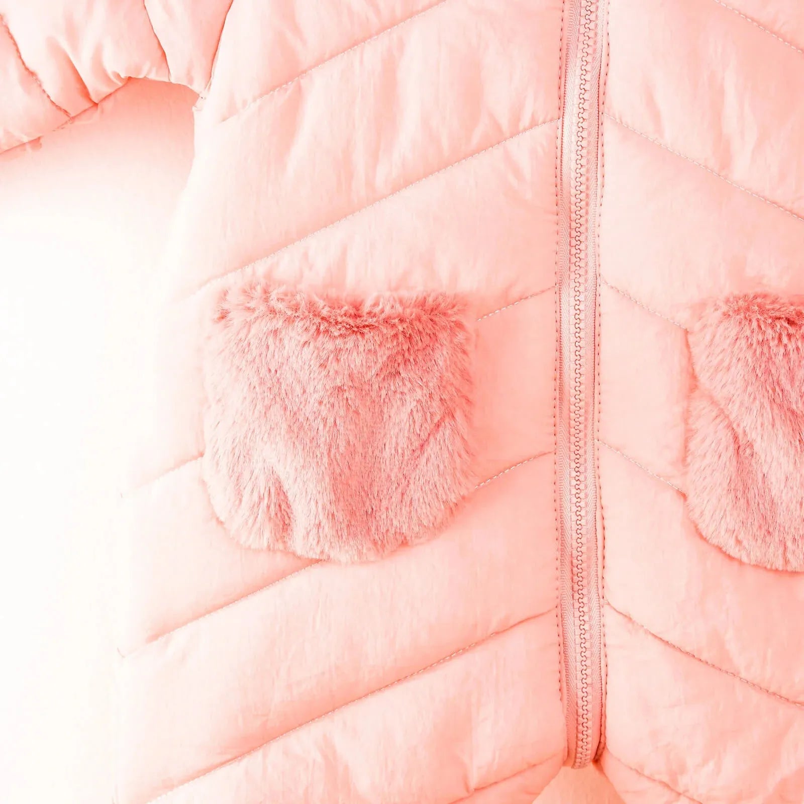 Midimod Baby Girl Quilted Snowsuit - Salmon - ebebek - Black Friday