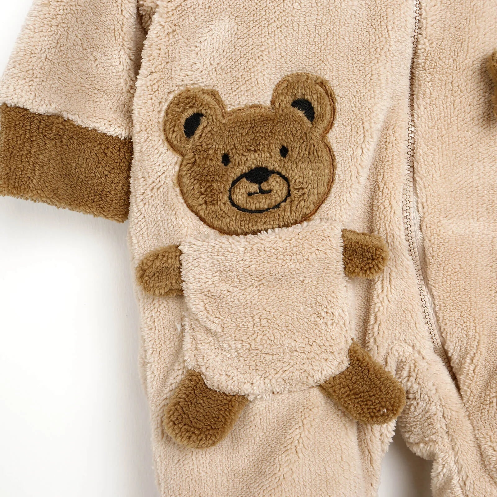 Midimod Newborn Welsoft Jumpsuit - Beige - ebebek - Black Friday