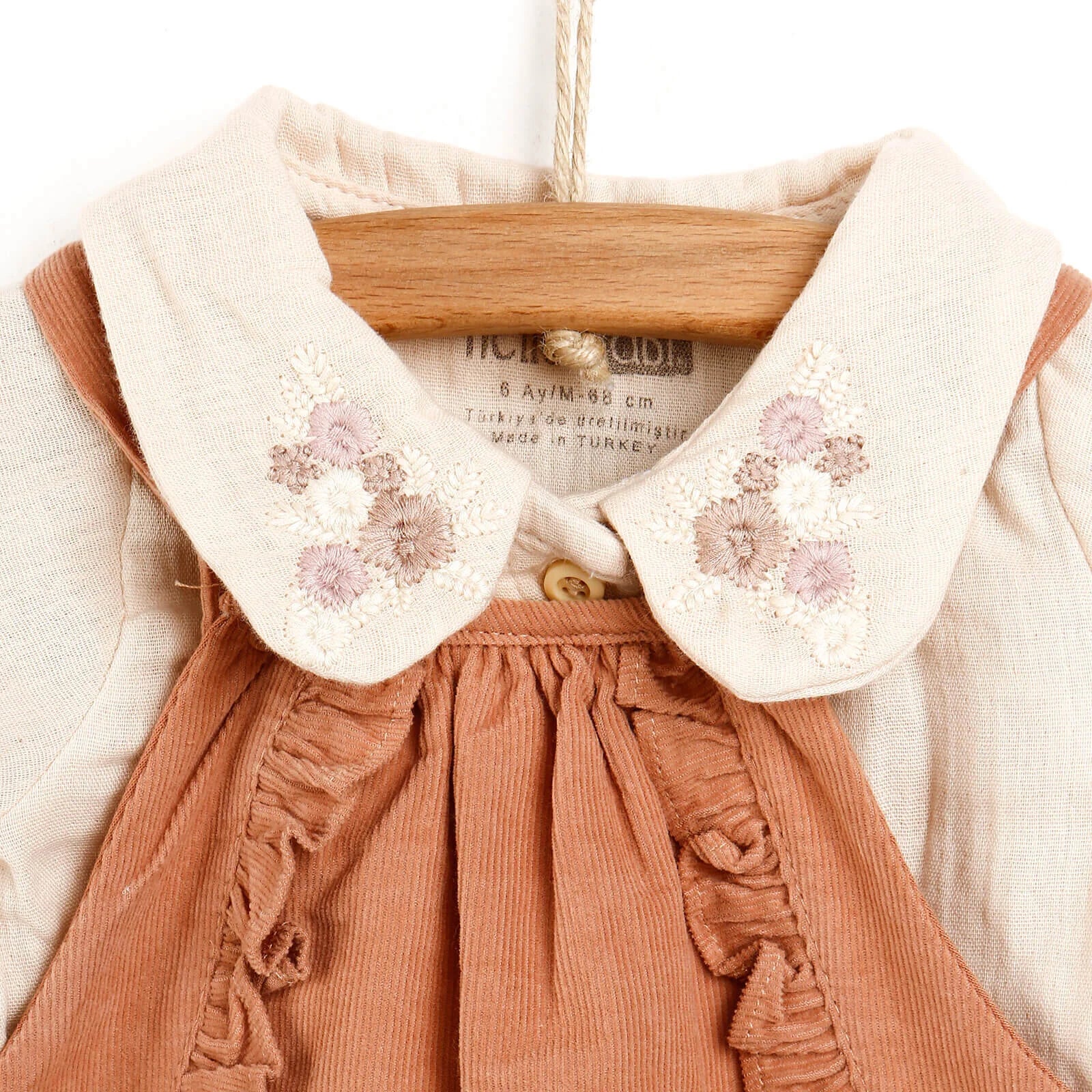 HelloBaby Overall Shorts - Sweatshirt - Mink - ebebek - Black Friday