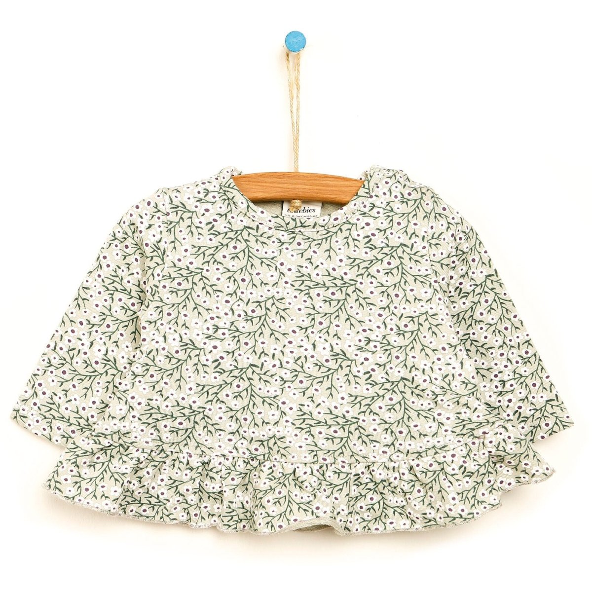 Antebies Newborn Deer Organic Dress - Dark Green - ebebek - Black Friday