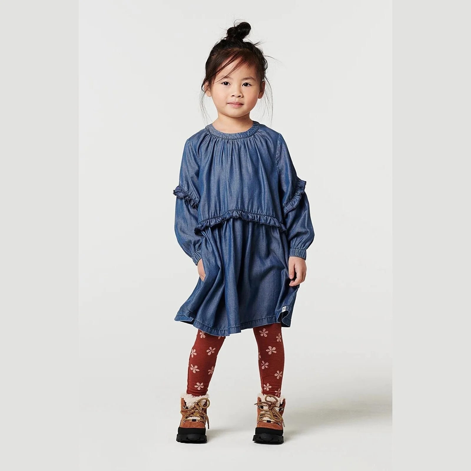 Noppies Girls Legging Kernersville Allover Print - Henna - ebebek - Black Friday