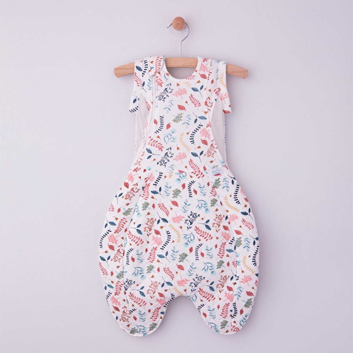 Purflo Swaddle To Sleep Bag 0 - 4m 2.5 Tog - Botanical Print - ebebek - Black Friday