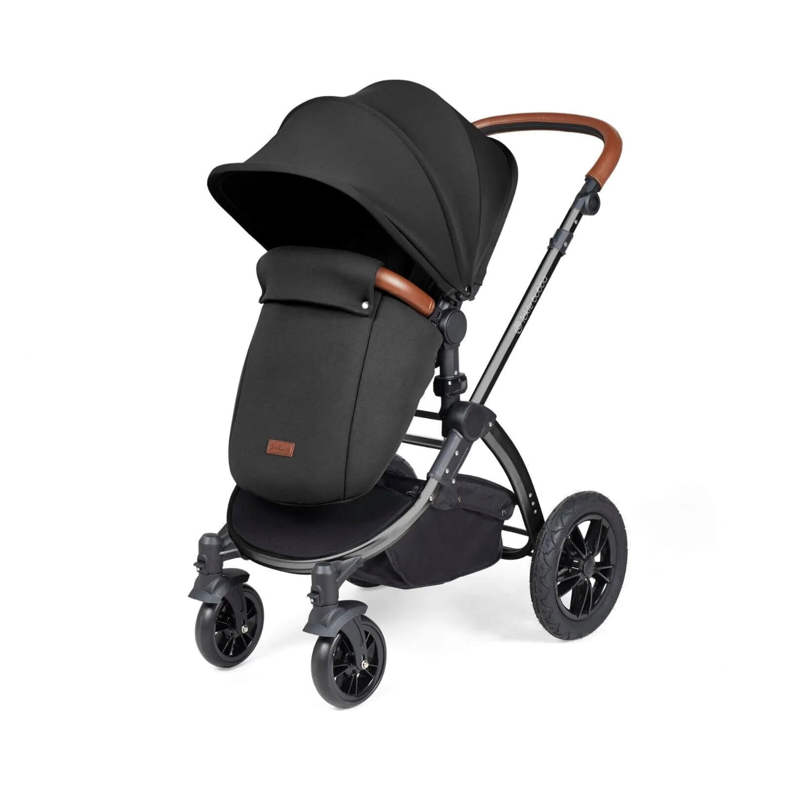 Ickle Bubba Stomp Luxe 2 - in - 1 Pushchair & Carrycot - Black/Midnight/Tan - ebebek - Black Friday