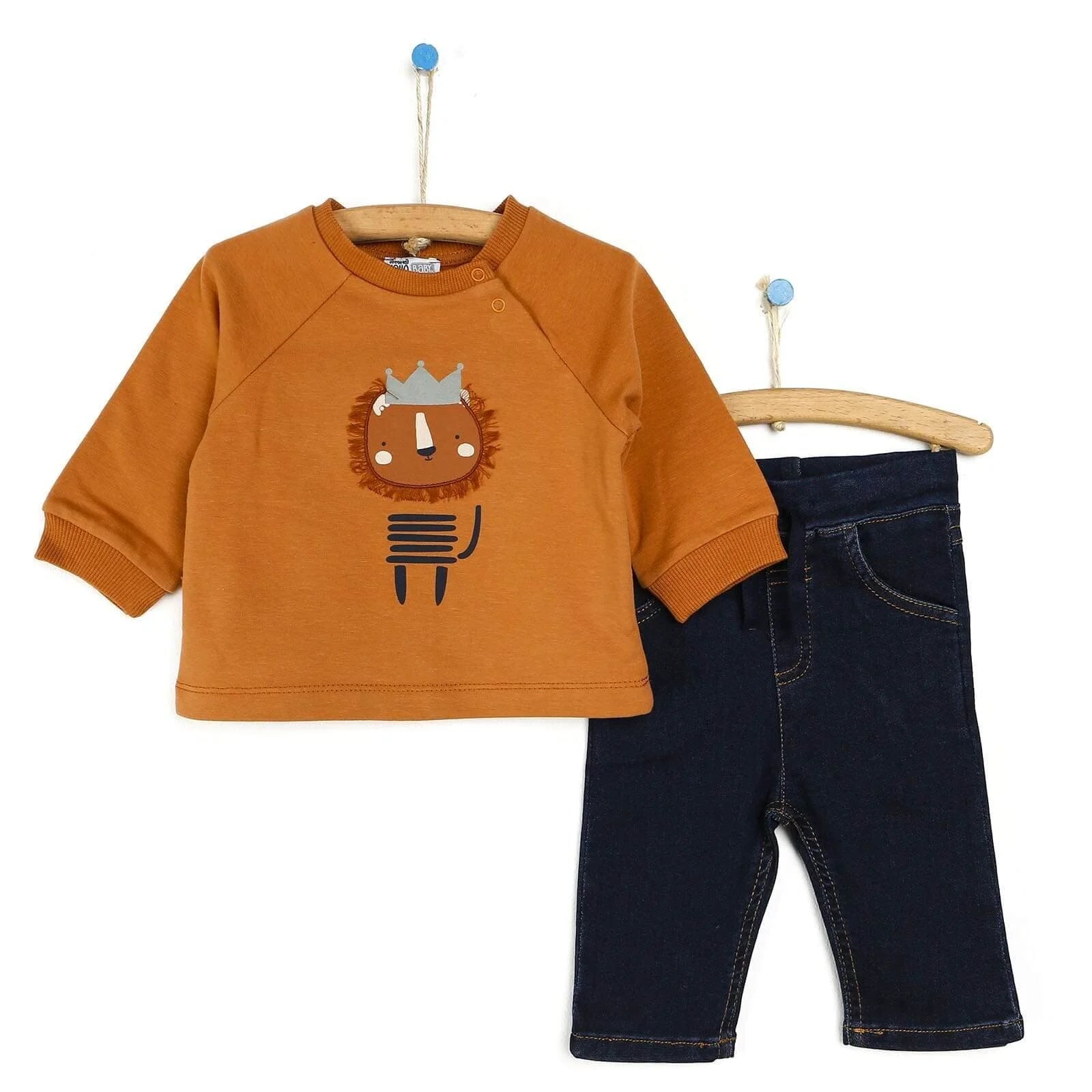 HelloBaby Sweatshirt - Pants - Brown - ebebek - Black Friday