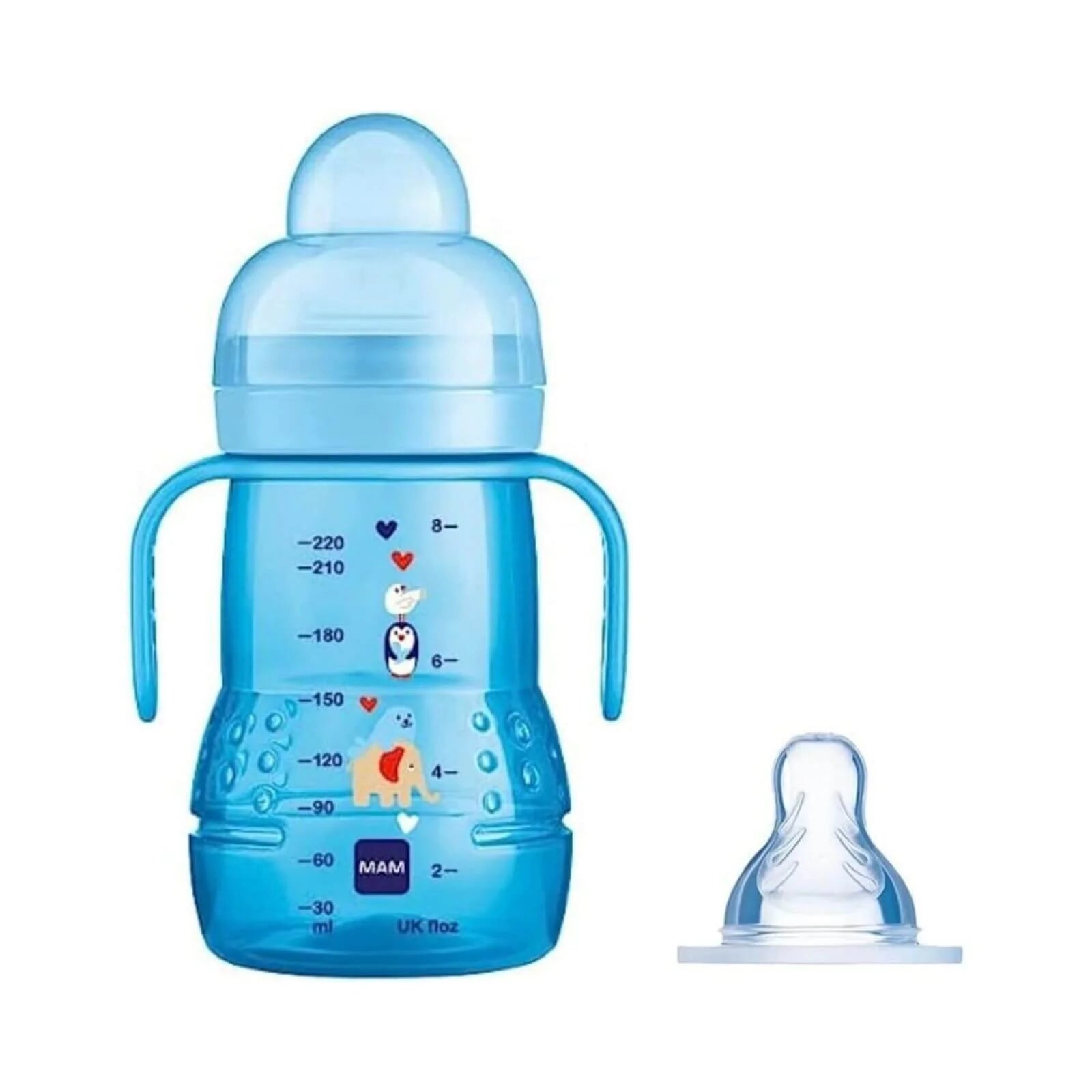 MAM Trainer Cup 2 - in - 1 220ml - Blue - ebebek - Black Friday