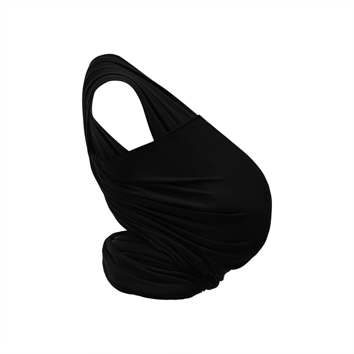 Gaia Carry Stretchy Baby Wrap Pure Tencel - Ebony - ebebek - Black Friday