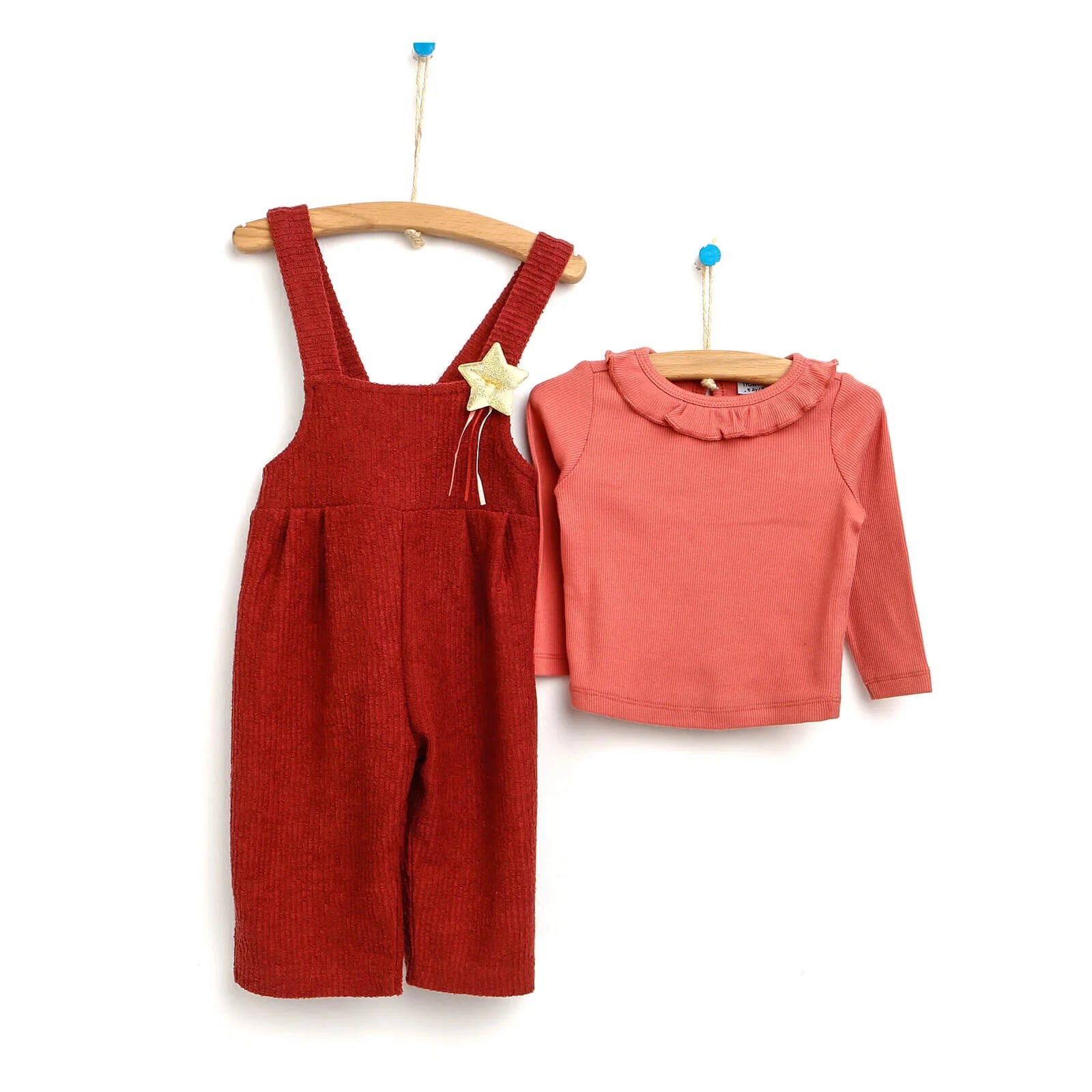 HelloBaby Overall Shorts - Sweatshirt - Pink - ebebek - Black Friday