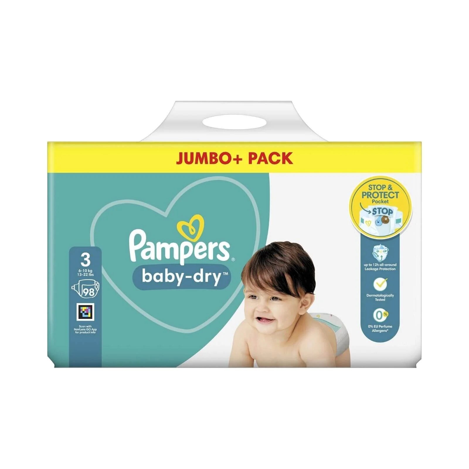 Pampers Baby Dry Size 3 Jumbo Pack - 98 nappies - ebebek - Black Friday