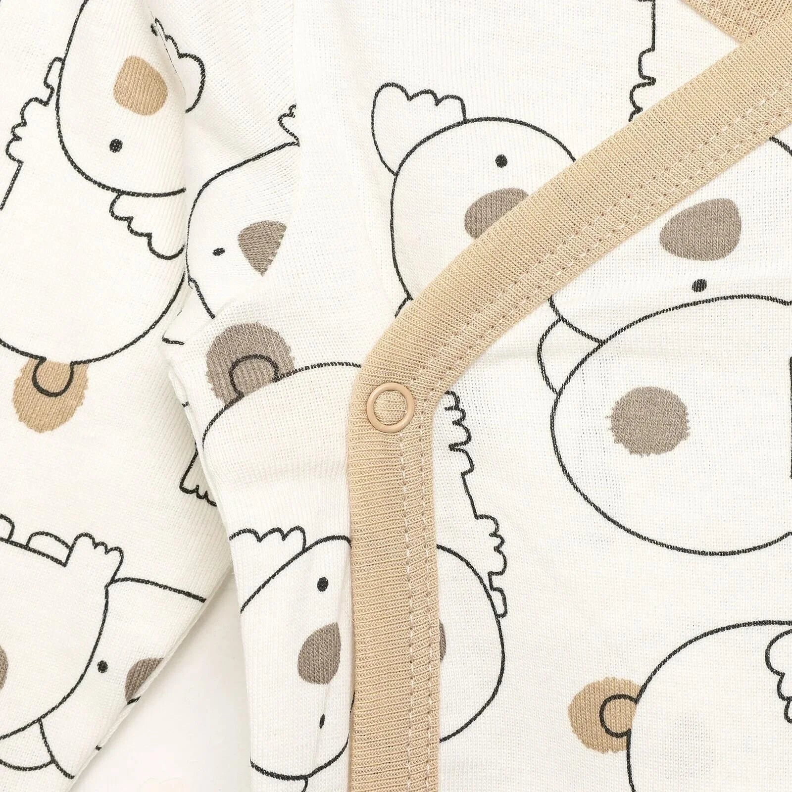 Motherlove Newborn Organic Sleeve Bodysuit - Beige - ebebek - Black Friday