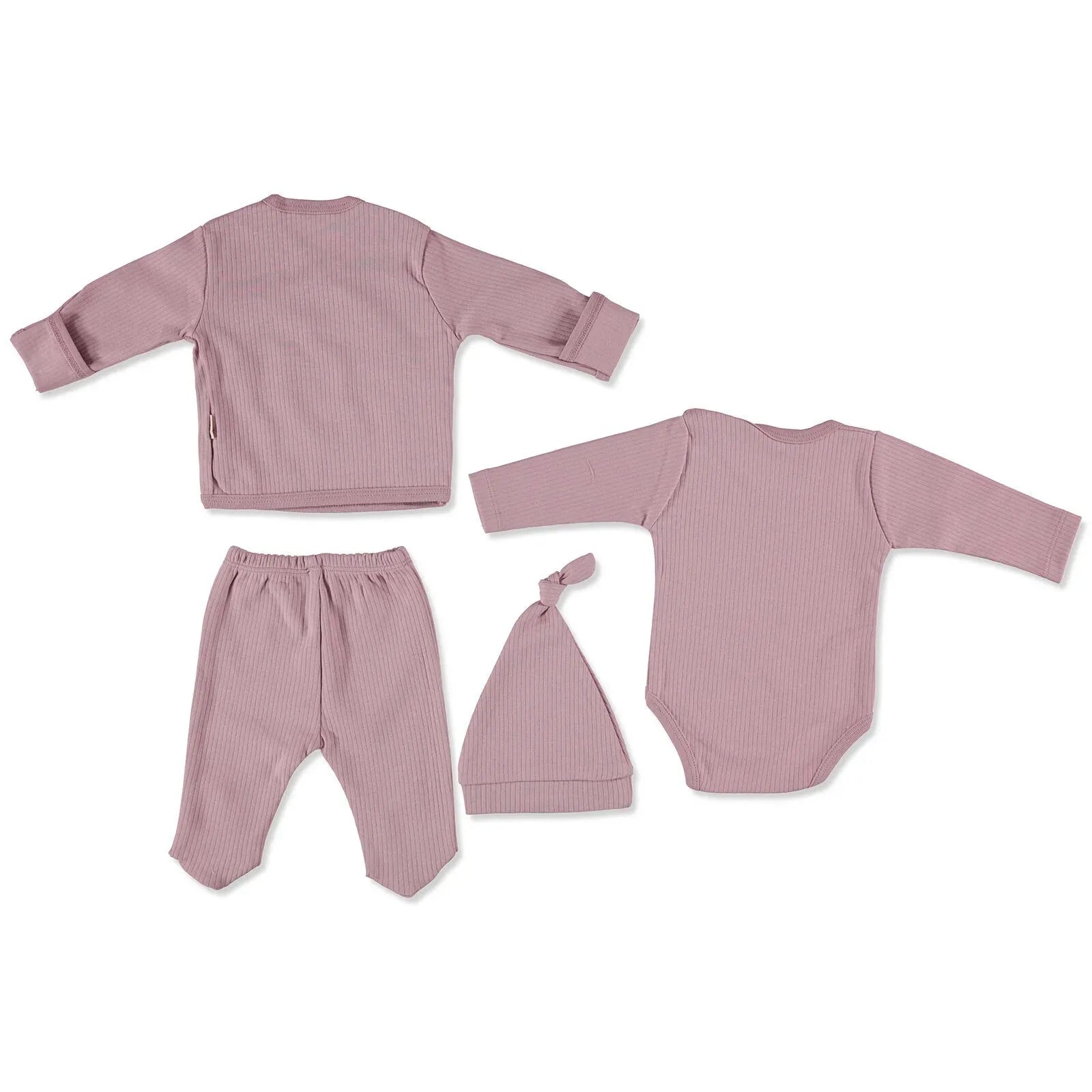 Bebbek Camisole Wrapover 4 Pcs Newborn Gift Starter Set - Purple - ebebek - Black Friday