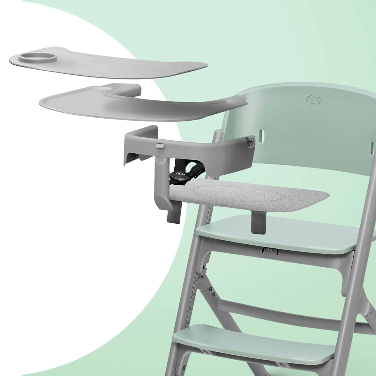 Kinderkraft Livy Highchair with Tray - Olive Green - ebebek - Black Friday
