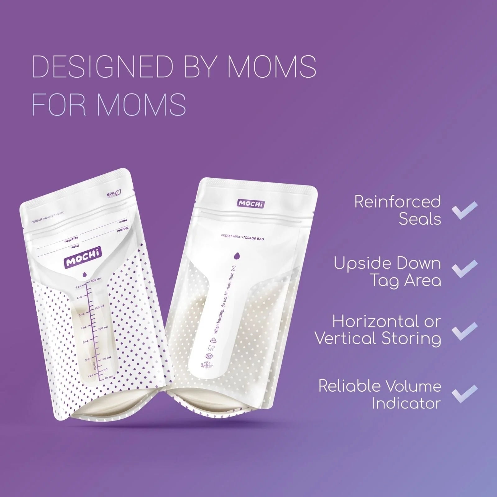 Mochi Breastmilk Storage Bags 50 pcs - ebebek - Black Friday