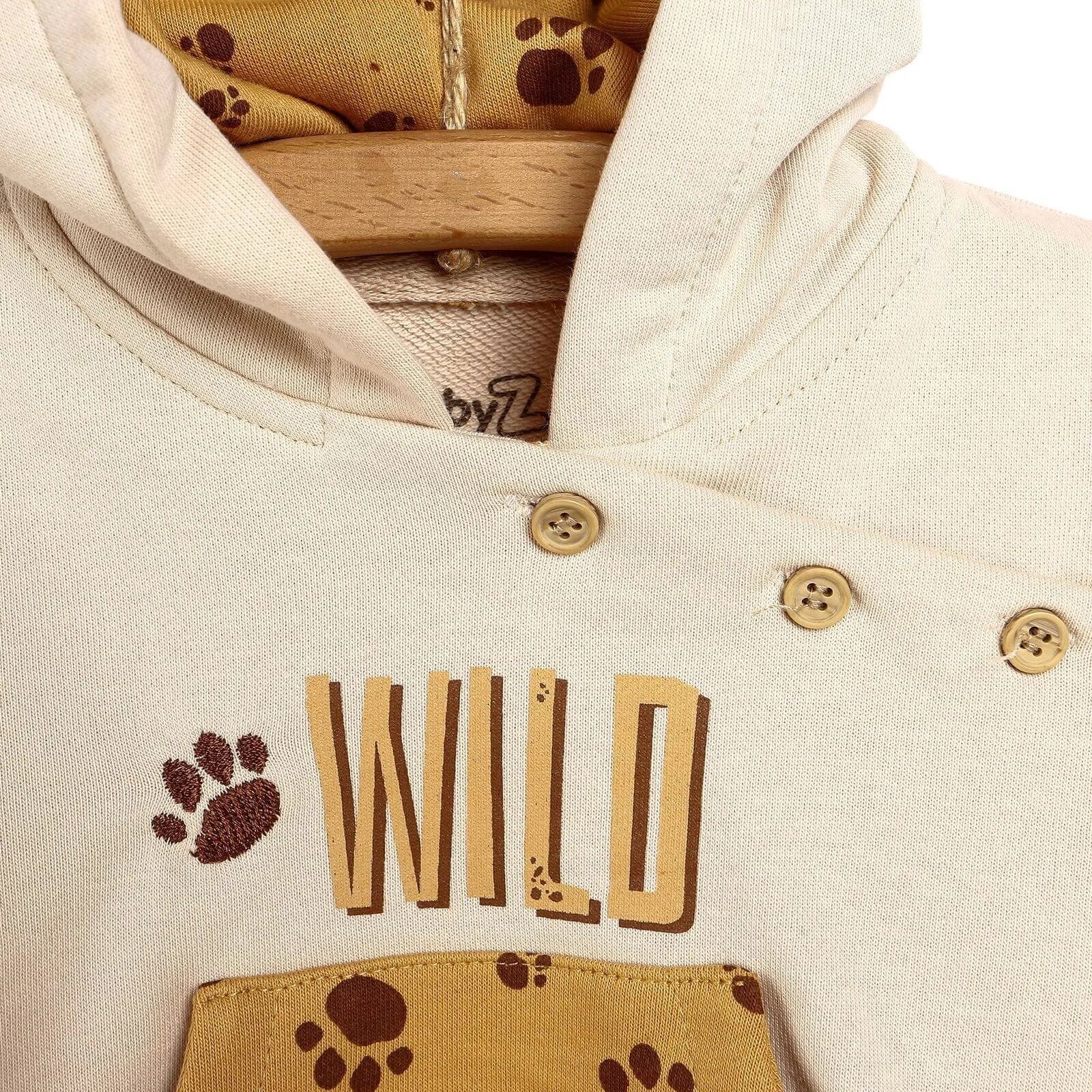 BabyZ Sweatshirt - Footless Bottom - Cinnamon - ebebek - Black Friday