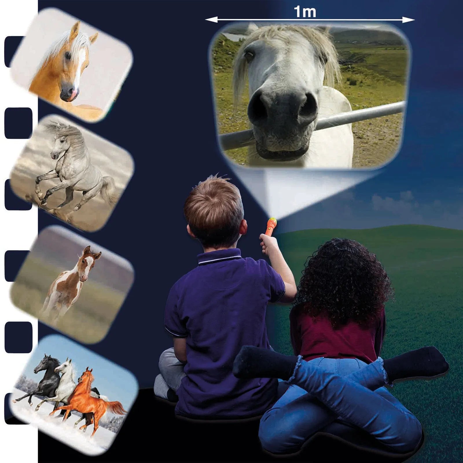 Brainstorm Torch and Projector - Horse Torch - ebebek - Black Friday