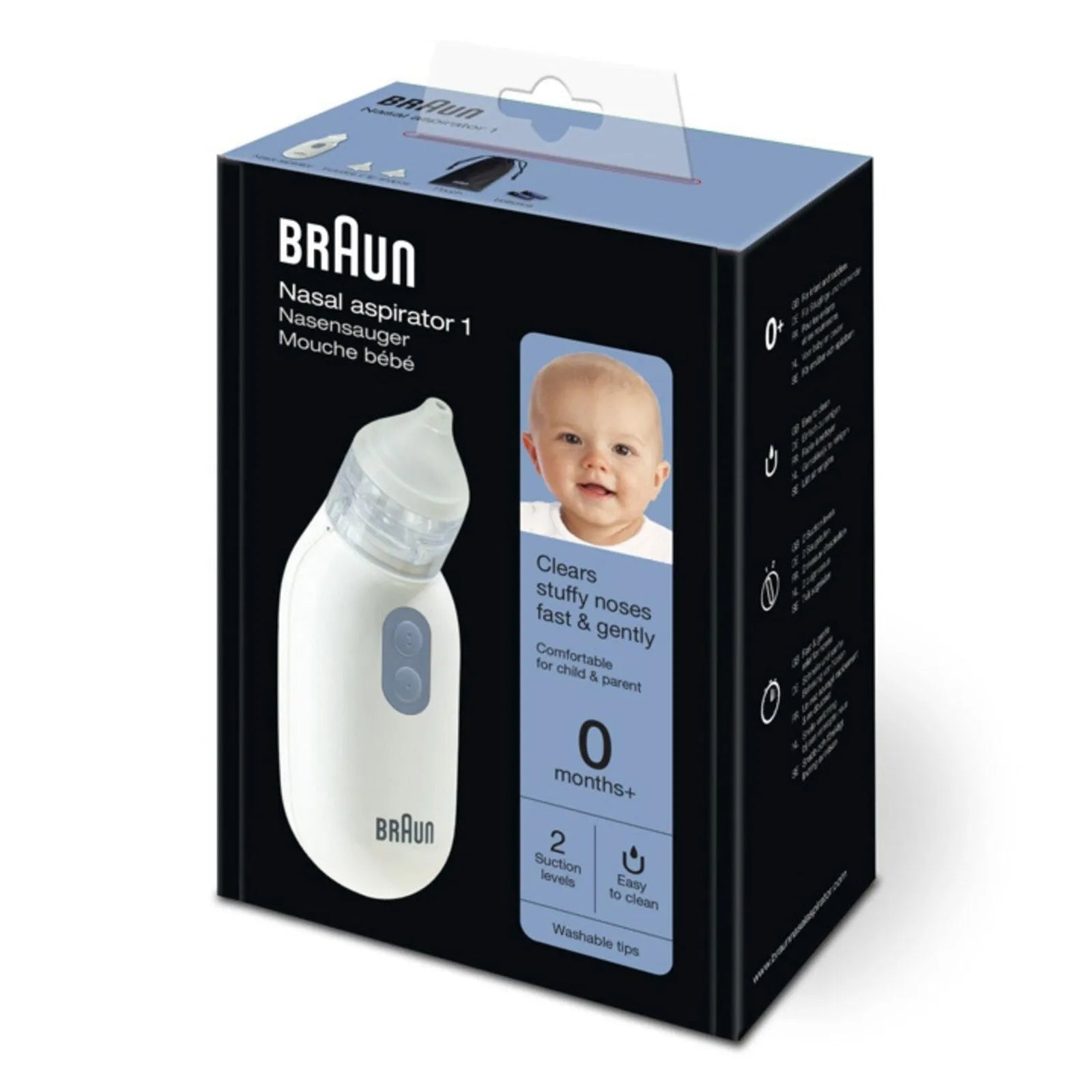 Braun BNA 100 EU Nasal Aspirator 0 M+ White - ebebek - Black Friday