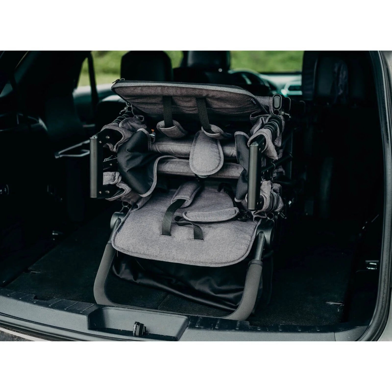 Wonderfold W2 Elite Double Stroller Wagon - Charcoal Grey - ebebek - Black Friday