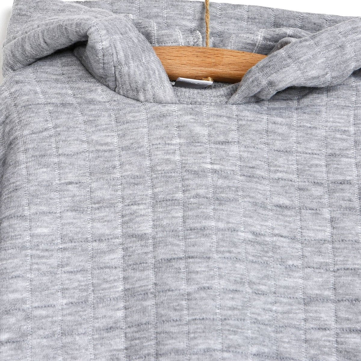 Tuffy Sweatshirt - Footless Bottom - Grey Melange - ebebek - Black Friday