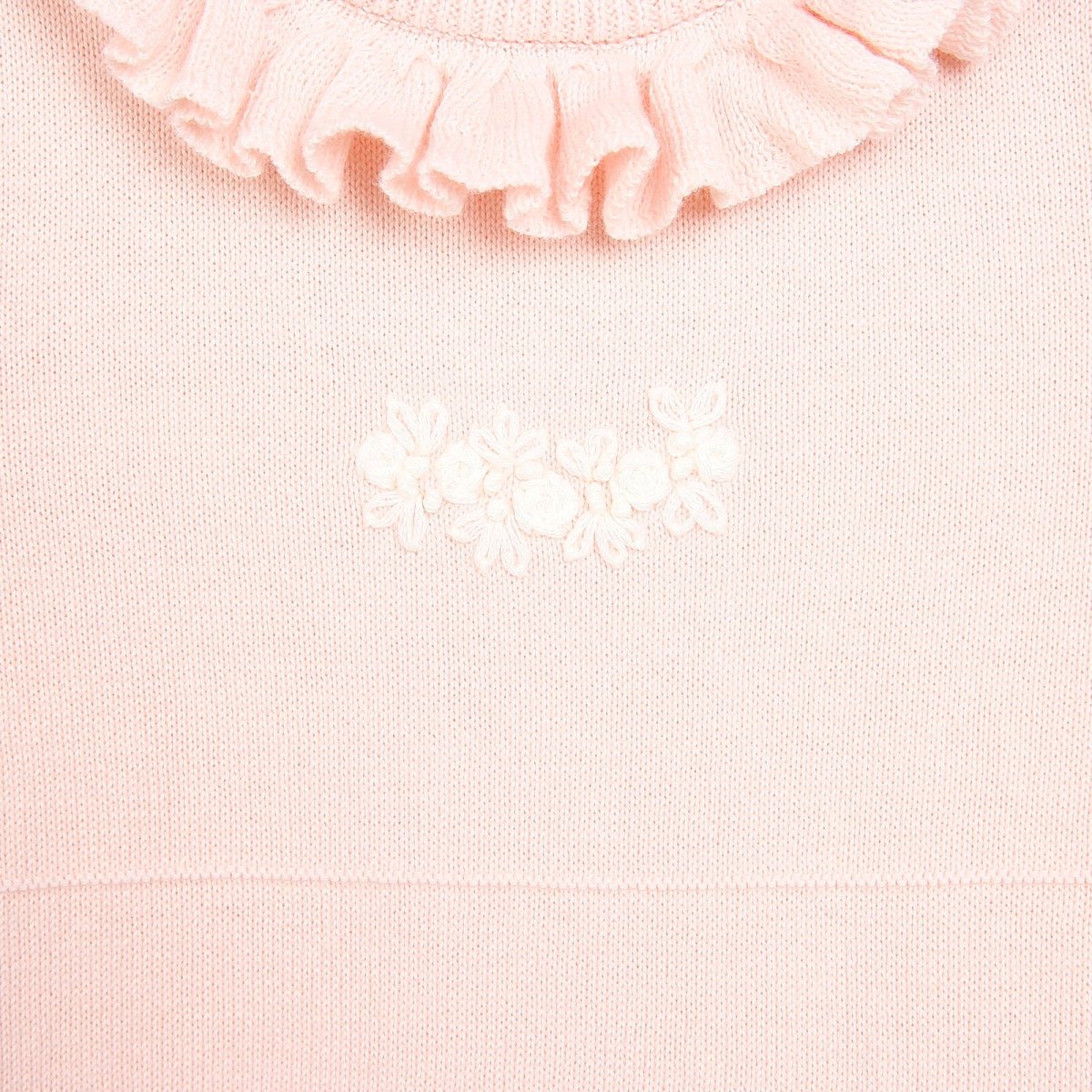 HelloBaby Newborn Knit Ruffled Jumpsuit - Salmon - ebebek - Black Friday